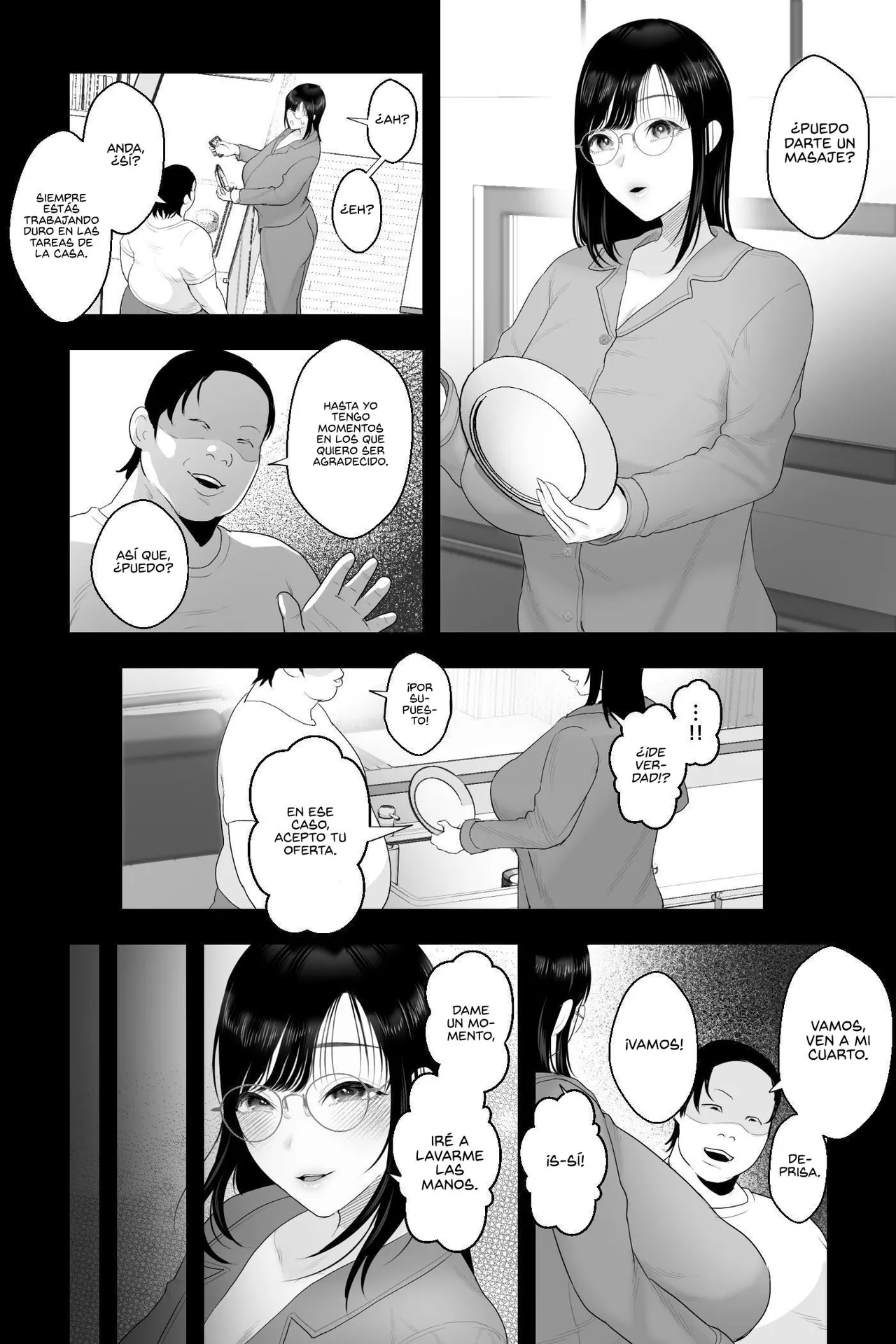 Nagachichi Haha no Naedoko | Madre Tetona y Maternal: Una Madre Cariñosa y Diligente es Alterada Cognitivamente para dar Servicio Sexual page 7 full