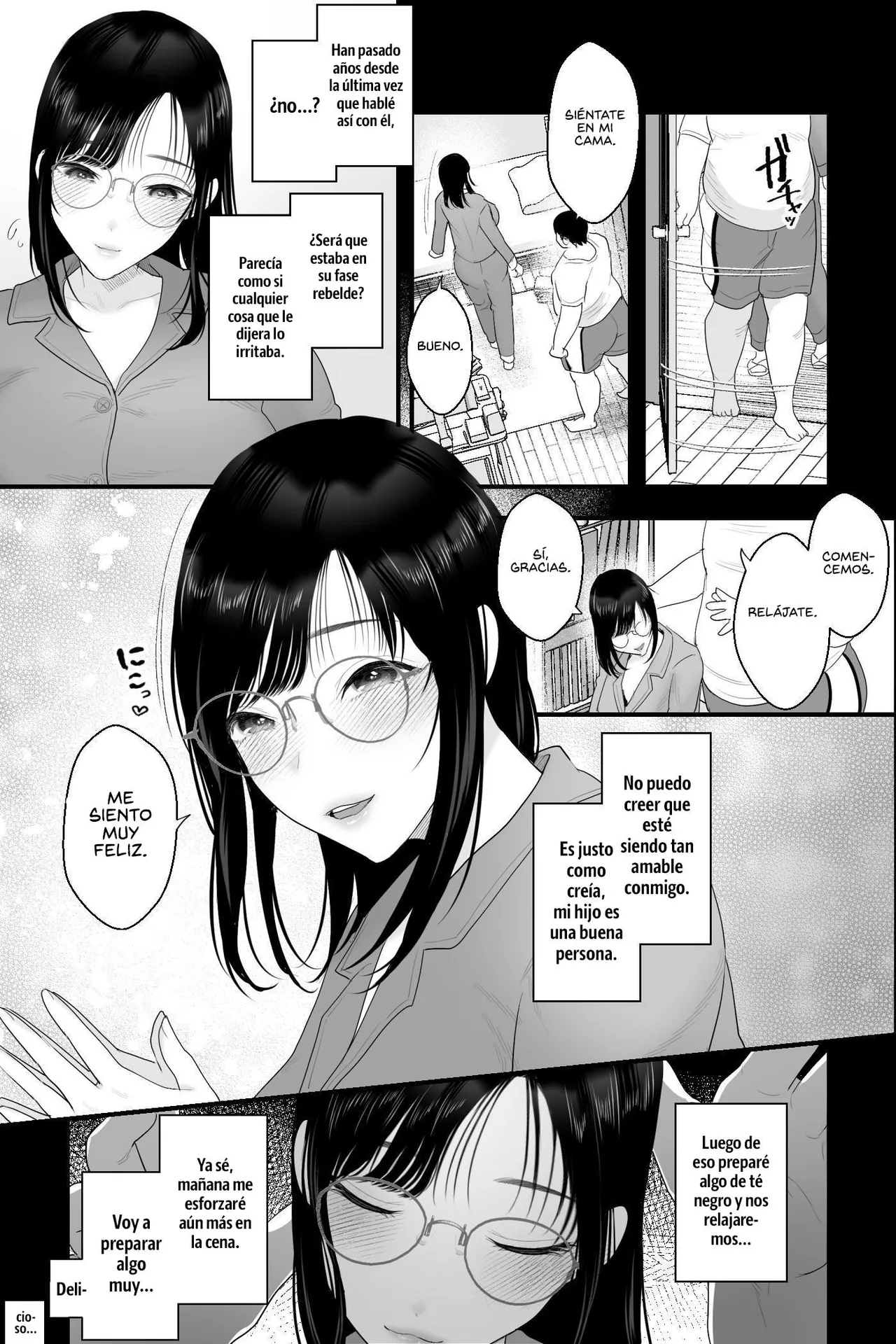 Nagachichi Haha no Naedoko | Madre Tetona y Maternal: Una Madre Cariñosa y Diligente es Alterada Cognitivamente para dar Servicio Sexual page 8 full