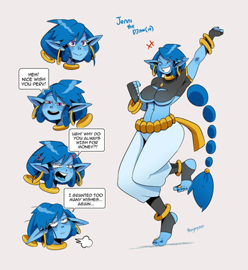 [Thegreyzen (Thehornyzen)] Jenni the Djinn cover