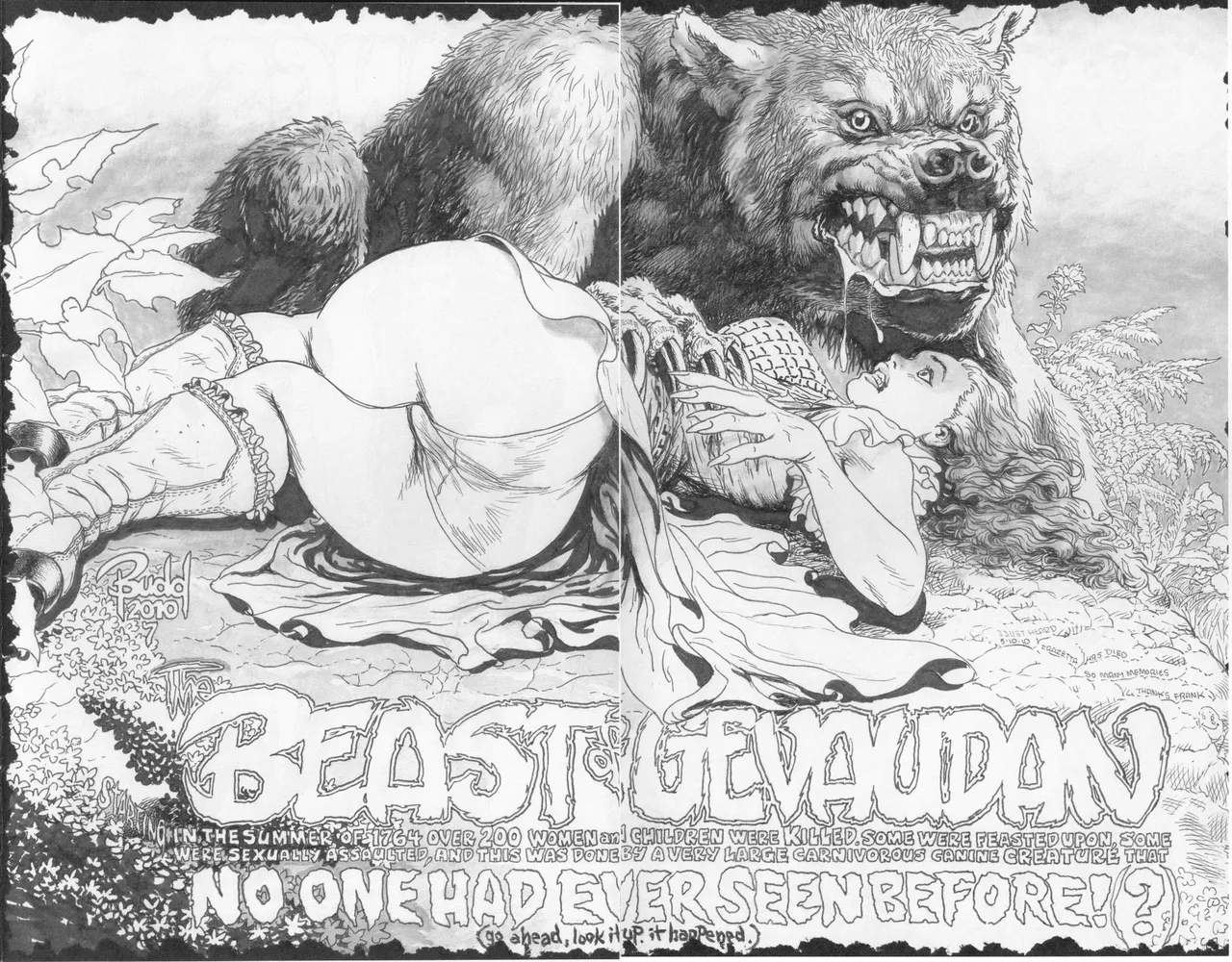 The Cave Drawings of Budd Root - 2010 Convention Art Book page 9 full