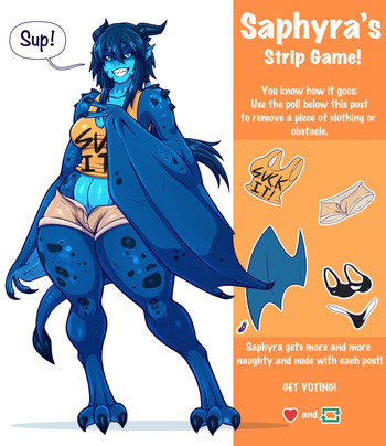 [A Pervy Dwarf (1Pervydwarf)] Saphyra’s Strip Game cover