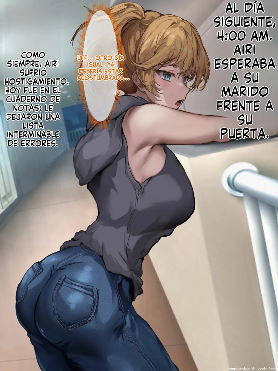 Gal Hitozuma ga Inkya ni Chin Make Shite Netorare Ninshin suru Hanashi  MTL page 10 full