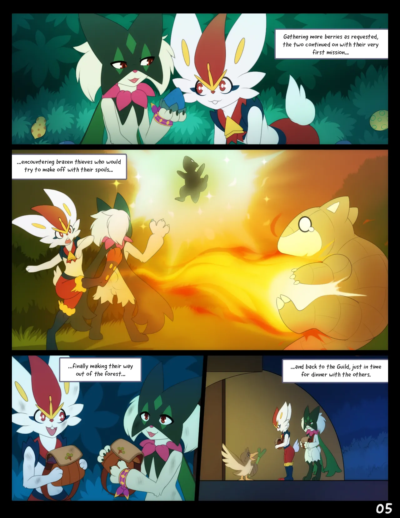 Mystery Dungeon Misadventures: Fastest of Friends page 6 full