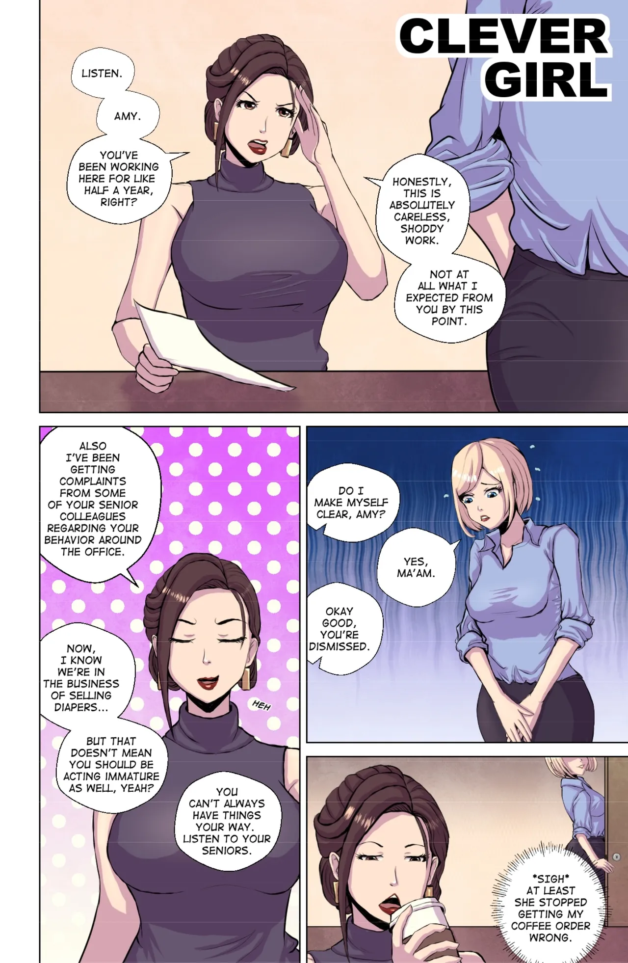 Clever Girl page 1 full