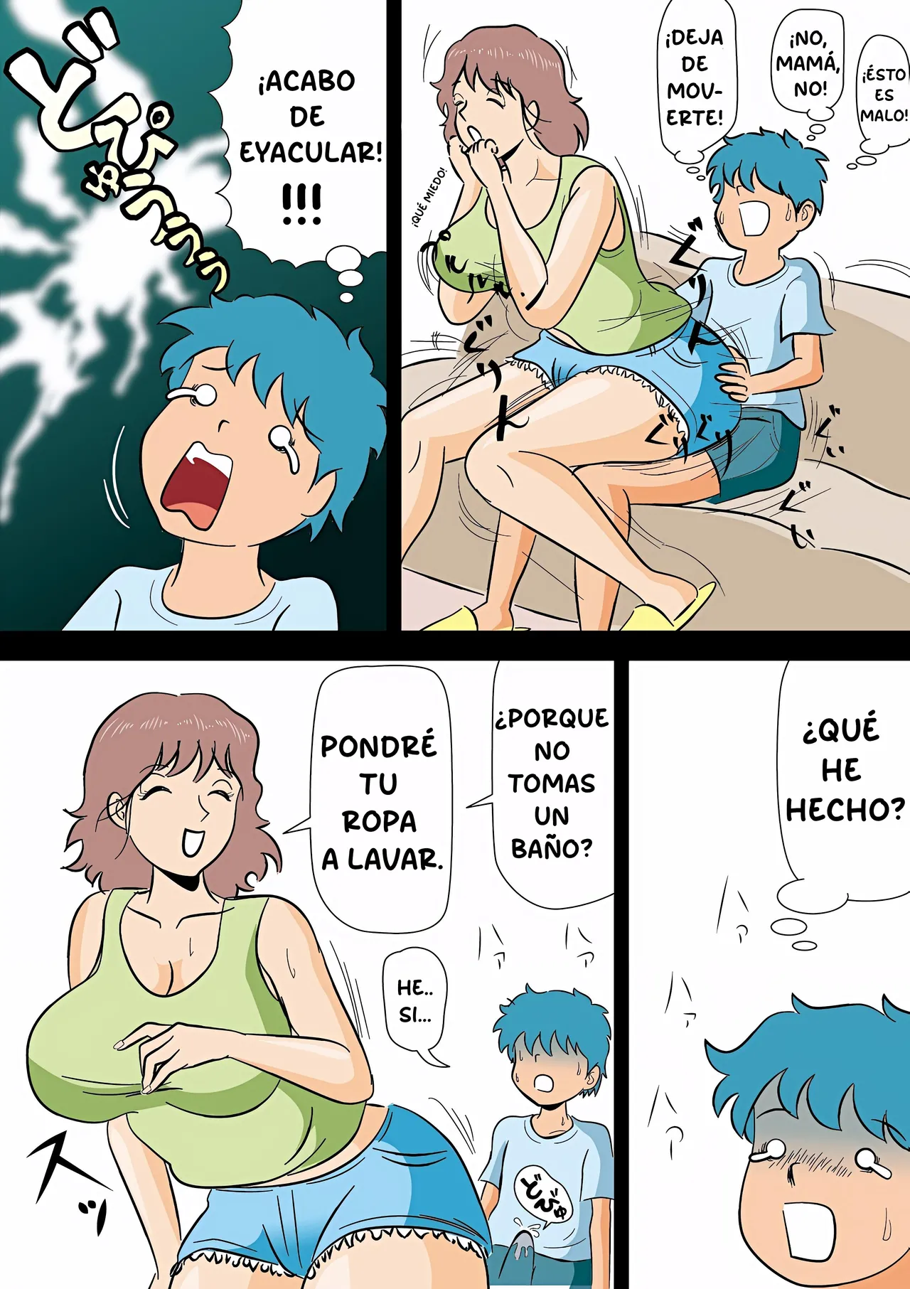Bokki Ga Osamaranai Boku De Asobu Mama - Mamá juega conmigo porque no puedo controlar mi erección. page 9 full