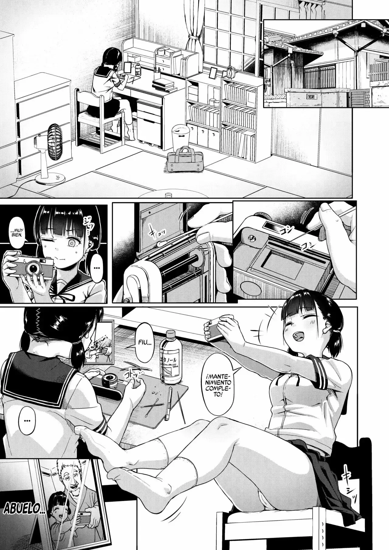 Joshi Shashin-bu to Oji-san Shidouin 1-5｜El Club de Fotografía Femenino y el Viejo Instructor 1-5 page 7 full