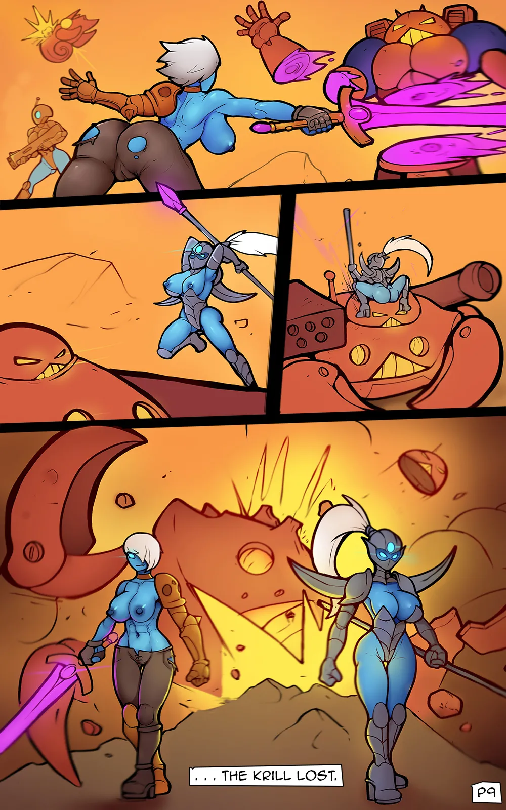 Space King: The Penetrators page 10 full