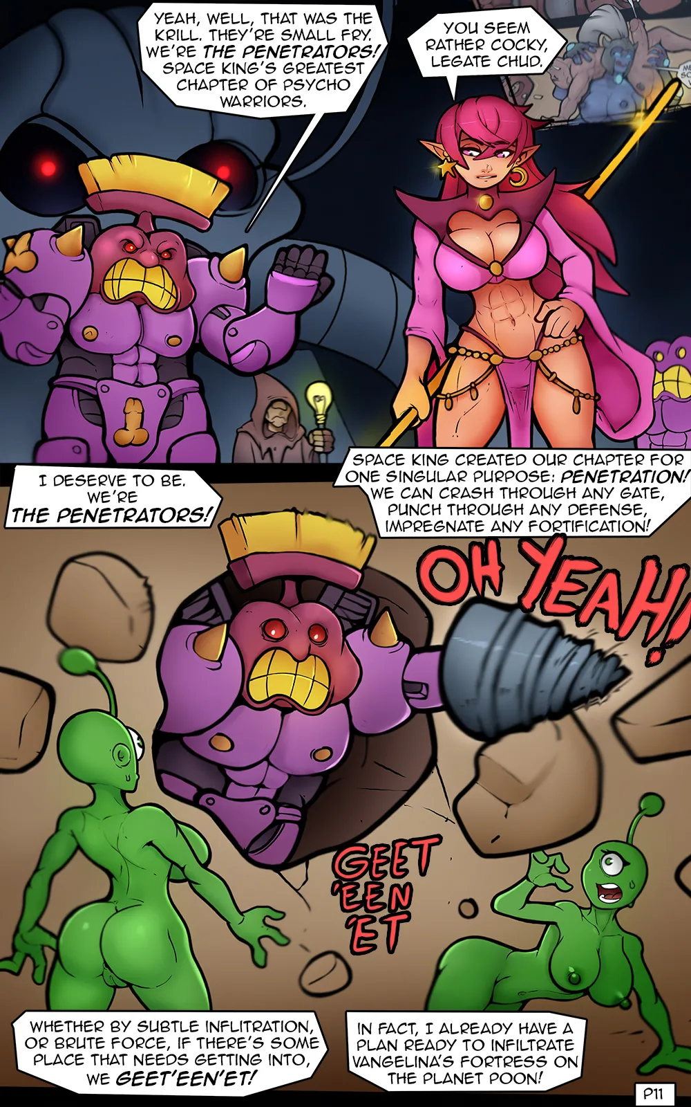 Space King: The Penetrators page 12 full