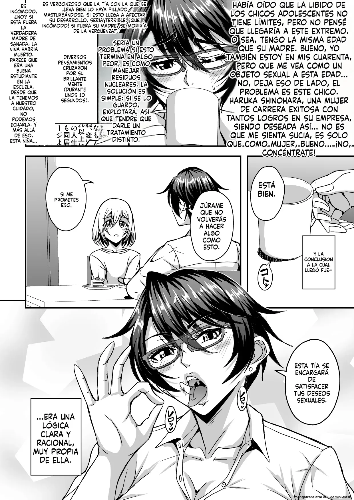 Arofour Dokushin BariCare Oba-san ga Yuujin no Musuko demo Aru Toshishita Danshi to no Kankei ni Hamaru Hanashi 1  MTL page 9 full