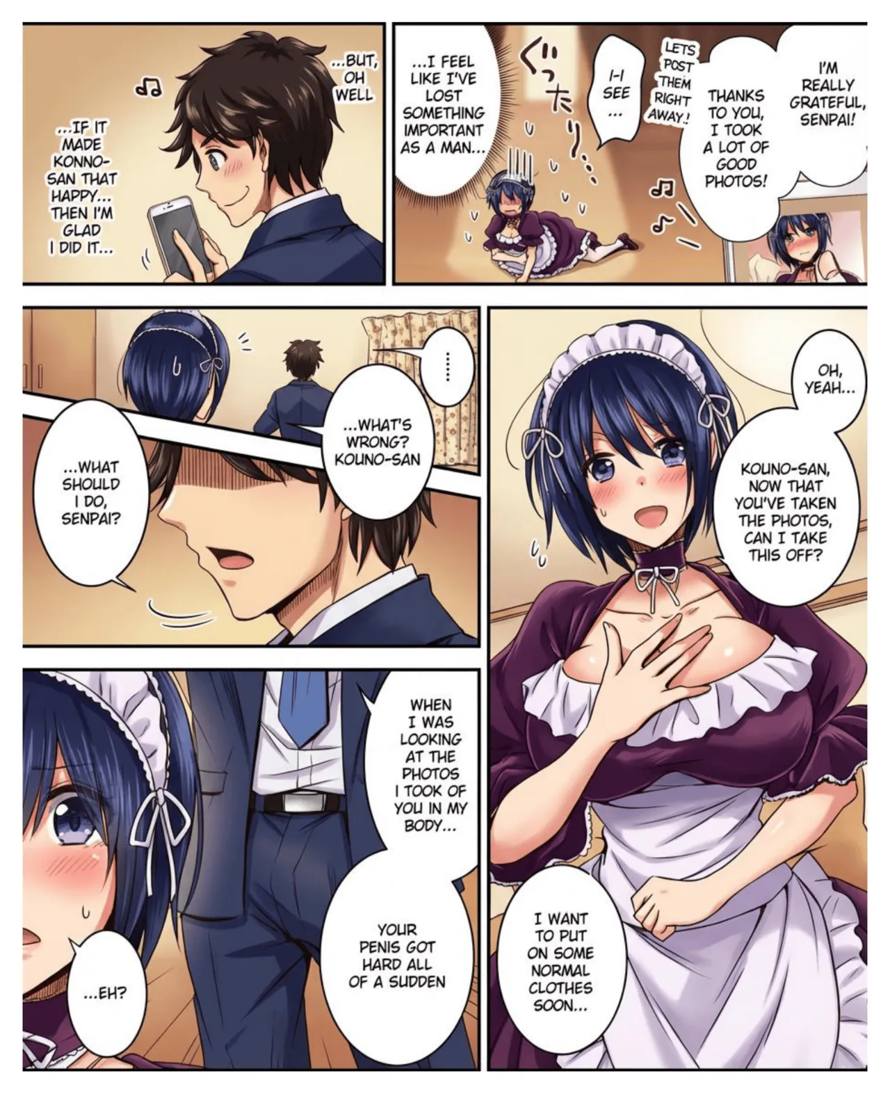 Costume Tengoku ~Shokuba no Kouhai to Irekawatte Kisekae Ningyou ni Sareru Boku~ page 12 full