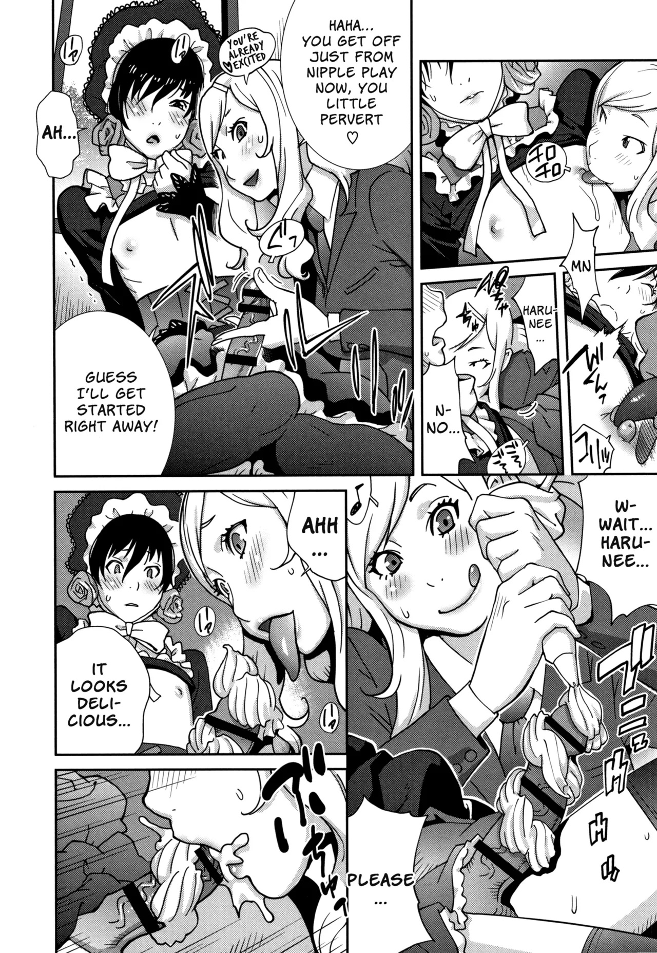 Haha to ane to aoi ichigo no furomāju | Family Fromage page 8 full
