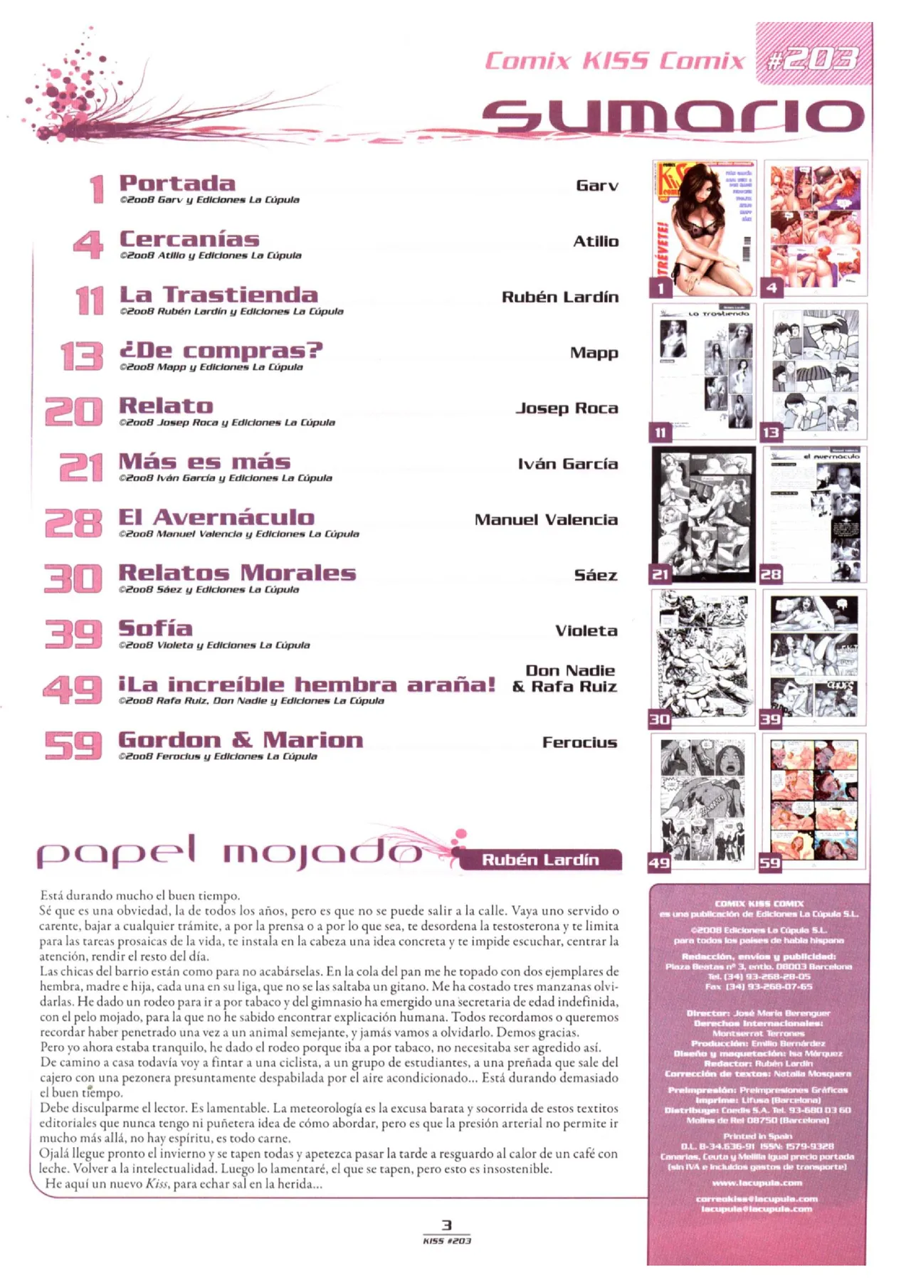 Kiss Comix #203 page 3 full