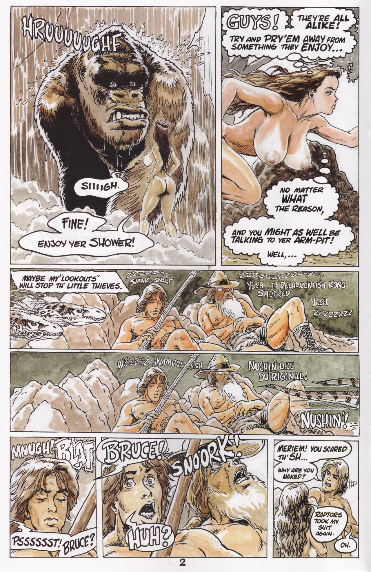 Cavewoman 2014 Convention Book - 20 Years of Beauty & Beasts page 4 full
