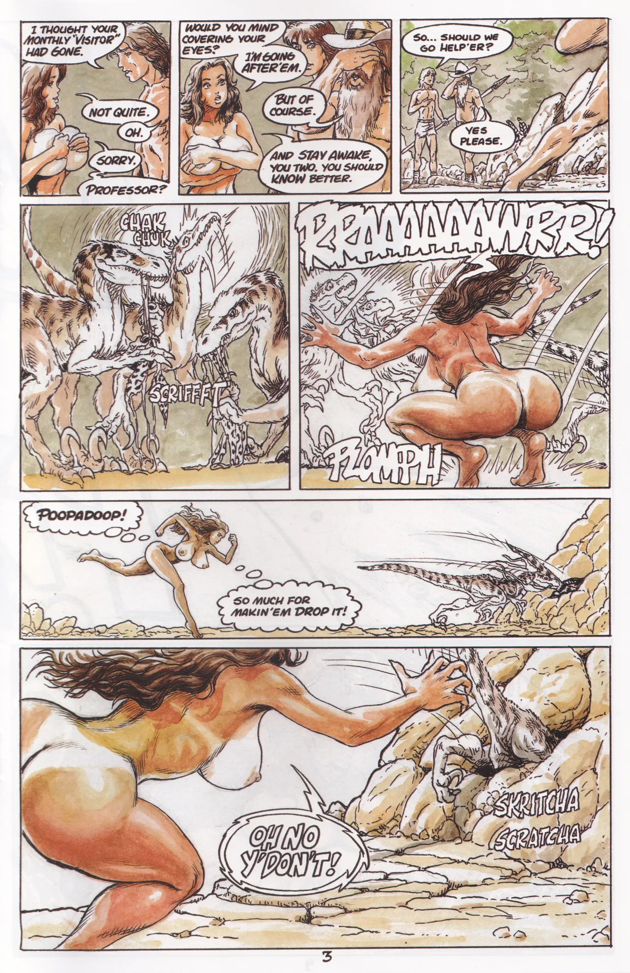 Cavewoman 2014 Convention Book - 20 Years of Beauty & Beasts page 5 full