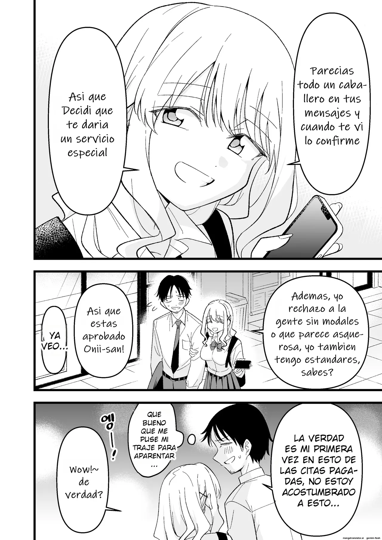 Shinitagari Shachiku datta Ore wa Hikari no Papakatsu Gal ni Ikasareru｜Un Esclavo corporativo Suicida que fue salvado por una Gal en una cita pagada page 5 full