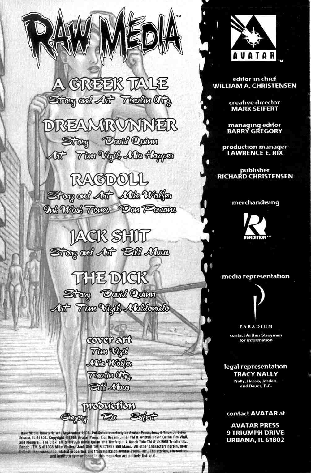 A Greek Tale page 1 full