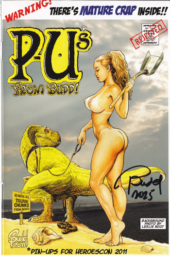 [Budd Root] P-Us (Pin-Ups for Heroescon 2011) from Budd! cover