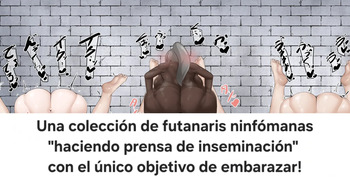 [Sirosoil] Futanari-tachi ga Hitasura Tanetsuke Puresu Suru no o Miru Dake no Sabun-shū | Colección de escenas de solo ver a futanaris haciendo "prensa de inseminación" sin parar [Español] cover