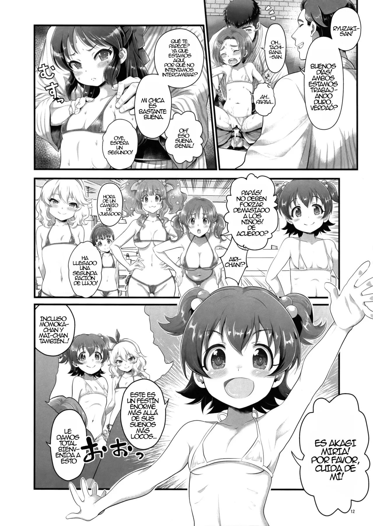 THE chiDOLM@STER Cinderella Little Girls ~Minna de Micro Bikini Choushoku Viking~｜THE chiDOLM@STER Pequeñas Cenicientas ~Pequeñas Cenicientas en Micro Bikini Desayunando en un Buffet~ page 11 full