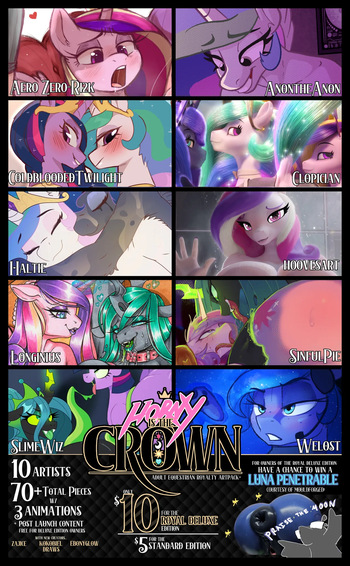 [Various] Horny is the Crown: Adult Equestrian Royalty Artpack cover