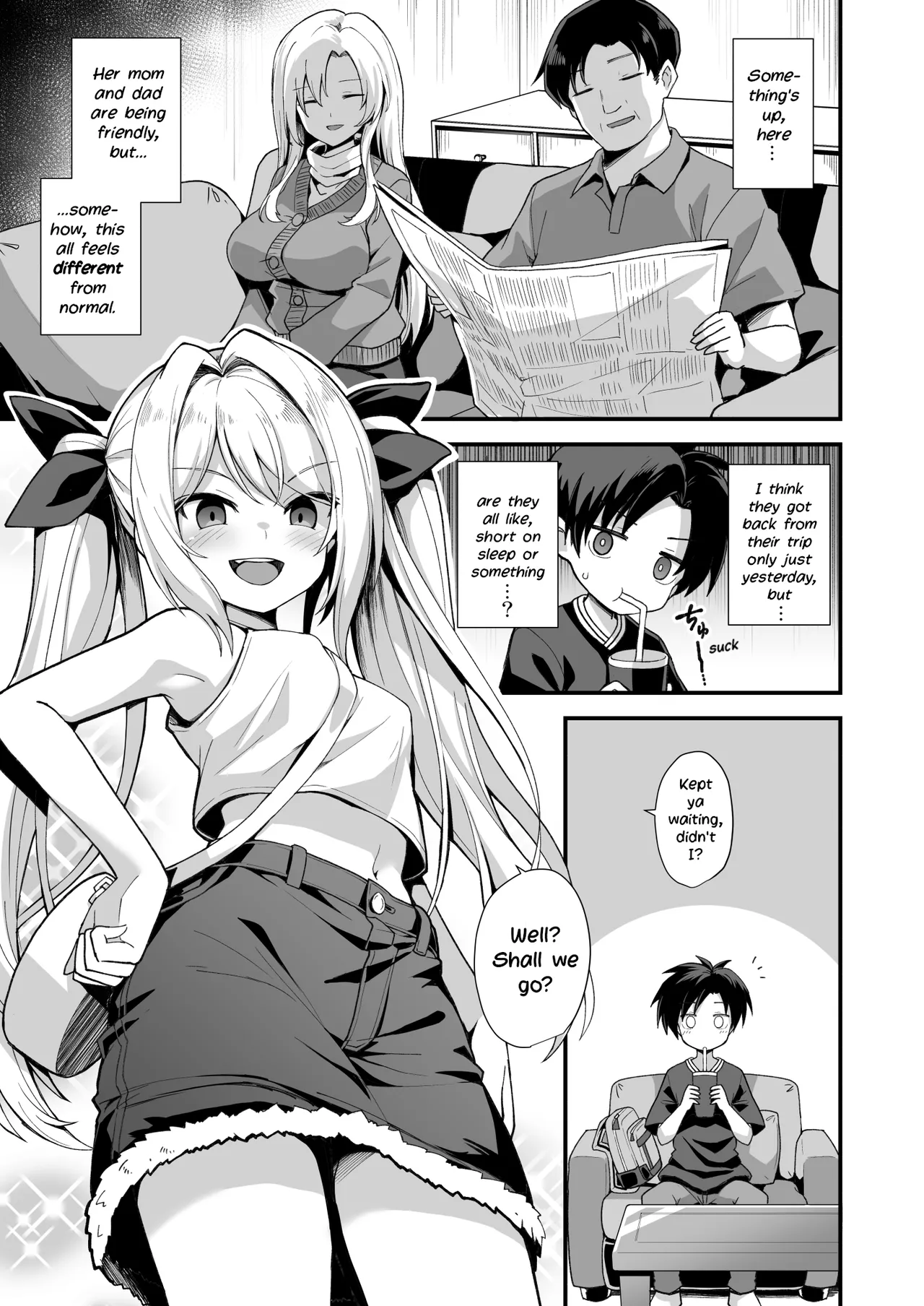 Kaidan Toshidensetsu Totsuzen Seikaku ga Kawatta Osananajimi to Icha Love shite tara Haramasete shimatta Hanashi page 9 full