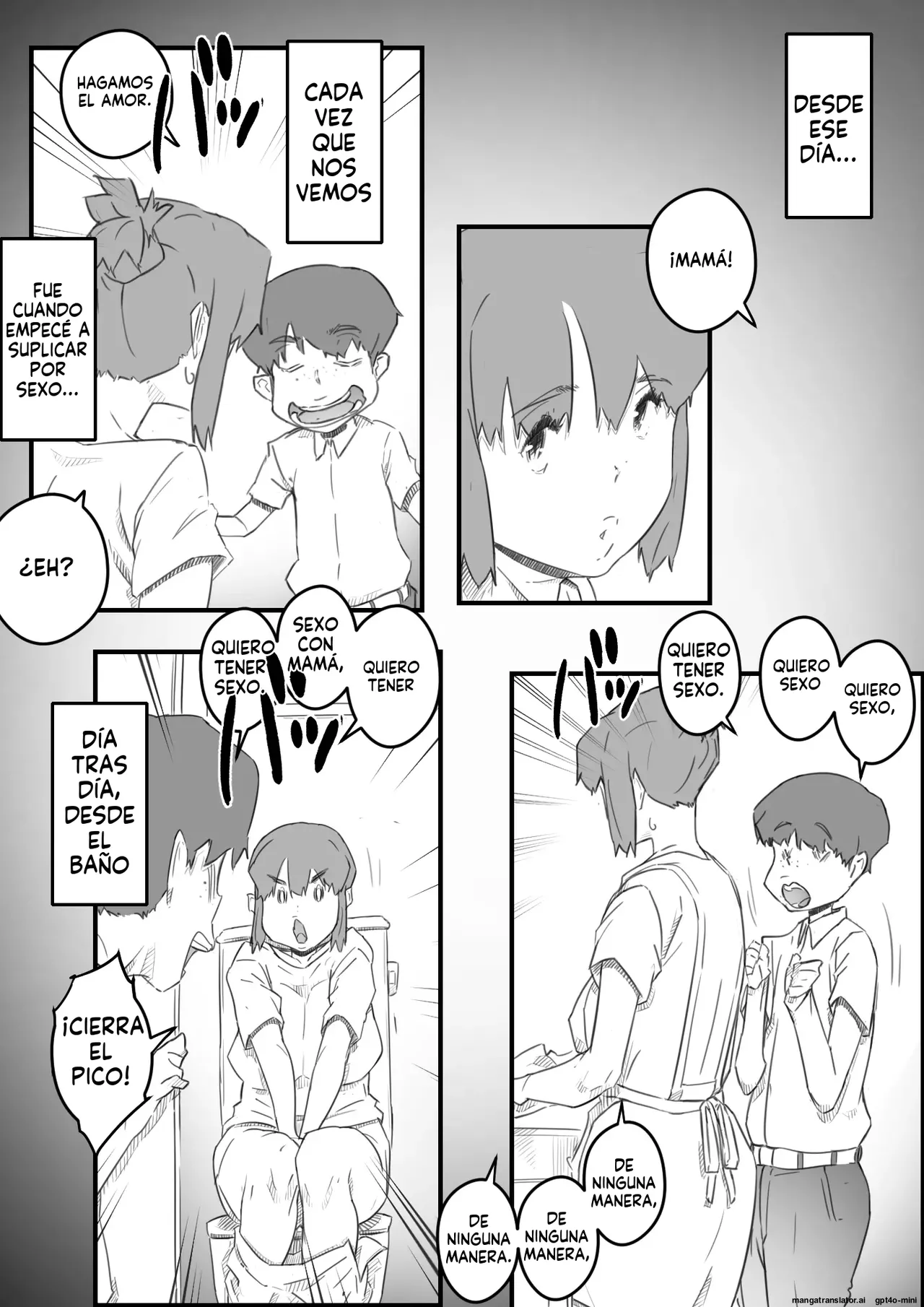 Hajimete wa, Kaa-san de... Haha to Musuko no Manatsu no Himegoto｜Un secreto de verano page 12 full