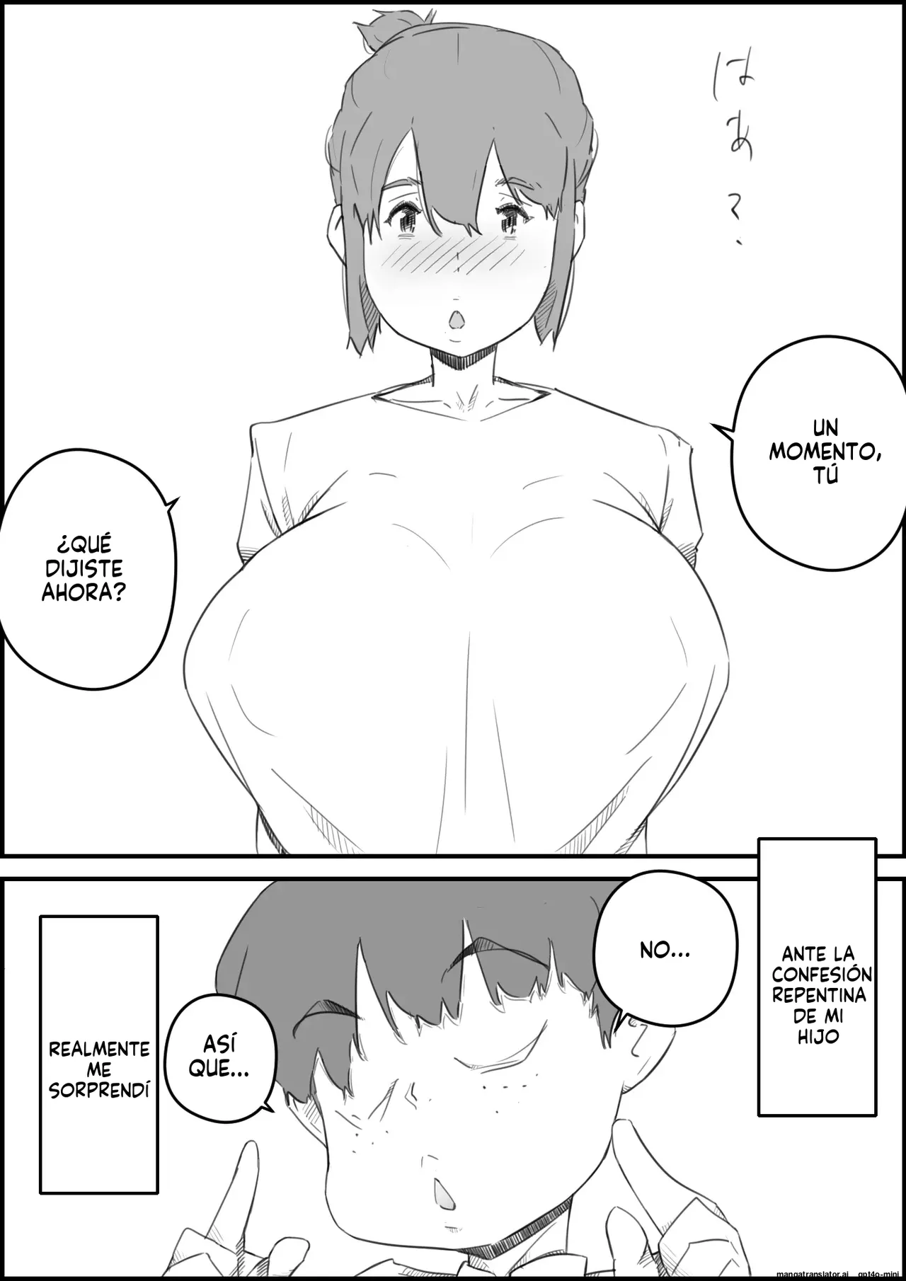 Hajimete wa, Kaa-san de... Haha to Musuko no Manatsu no Himegoto｜Un secreto de verano page 2 full