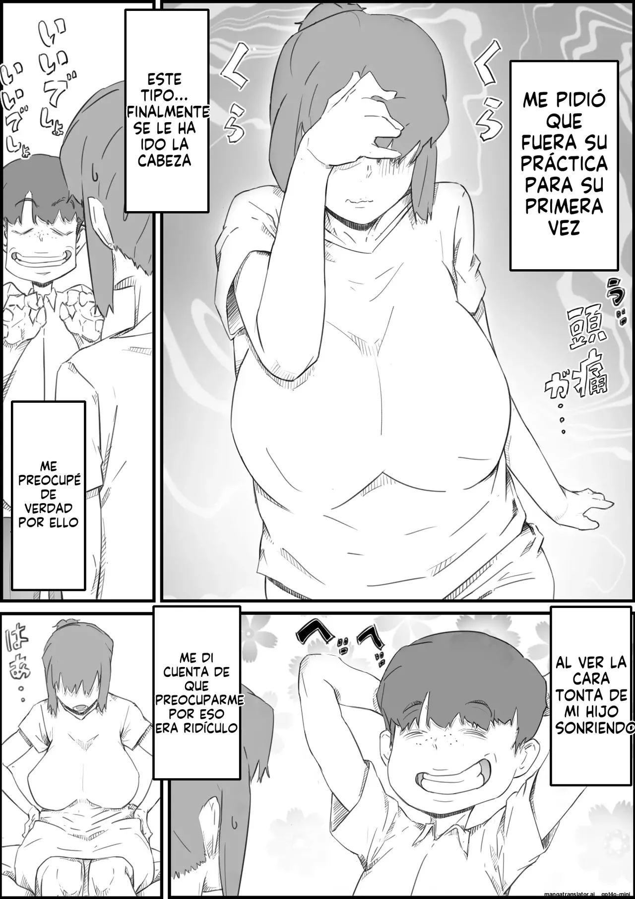 Hajimete wa, Kaa-san de... Haha to Musuko no Manatsu no Himegoto｜Un secreto de verano page 3 full