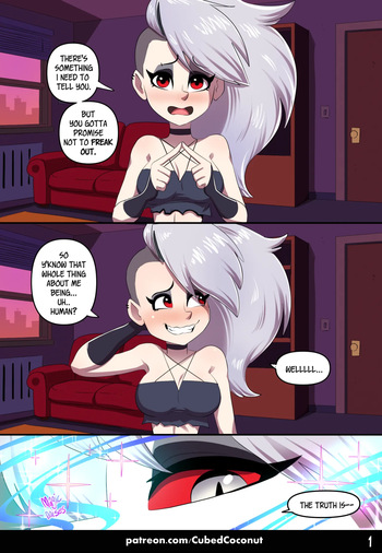 [CubedCoconut] The Human and the Hellhound (Helluva Boss) (Ongoing) cover
