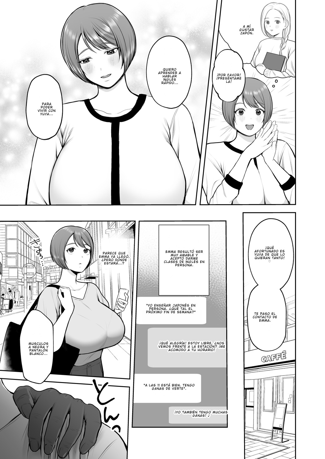Kokujin-sama no Gokubuto Chinpo de Ochita Hitozuma | La esposa que cayó ante el enorme miembro de un hombre negro page 4 full