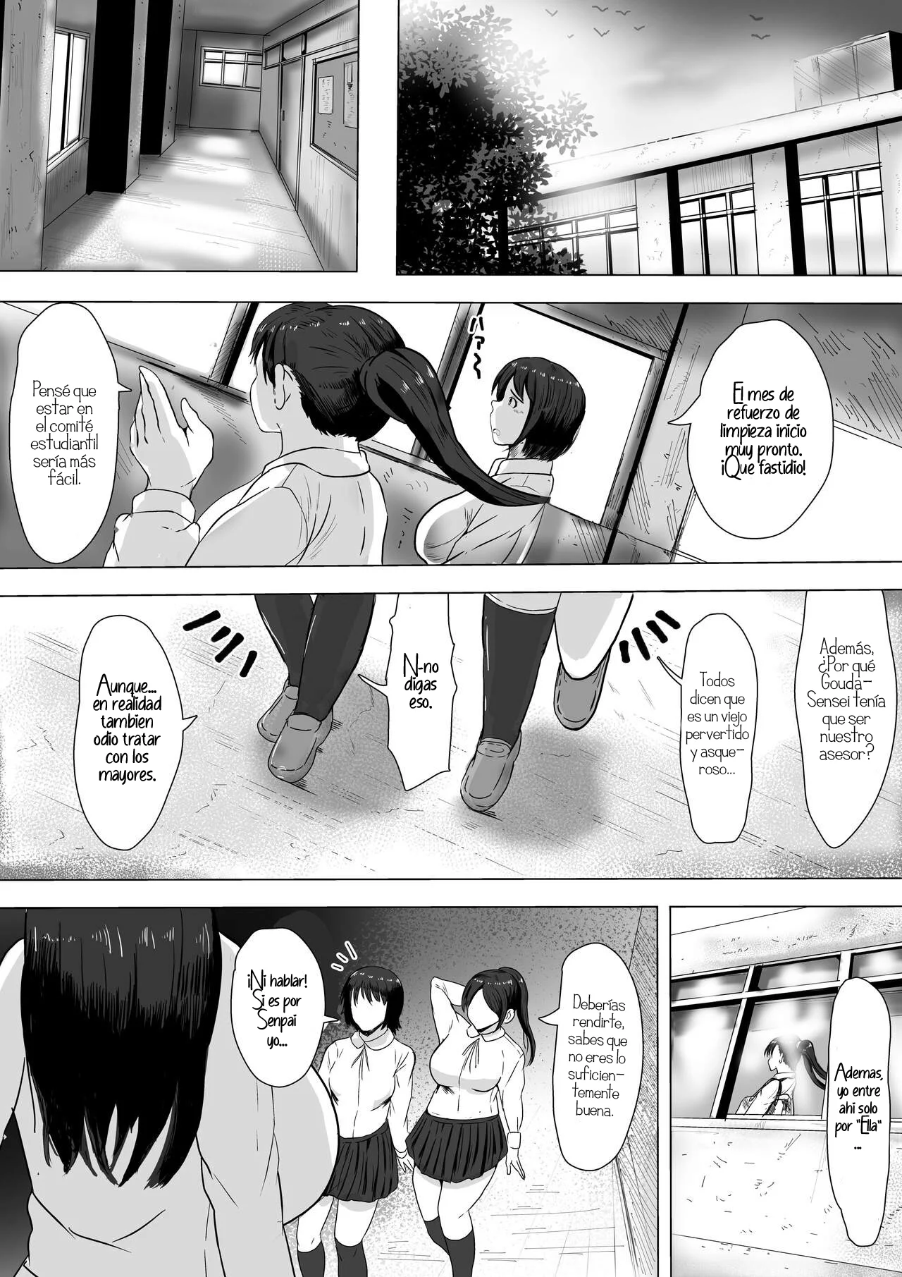 Kurokami JK no Hentai | Pervertida Colegiala de Cabello Oscuro. page 3 full