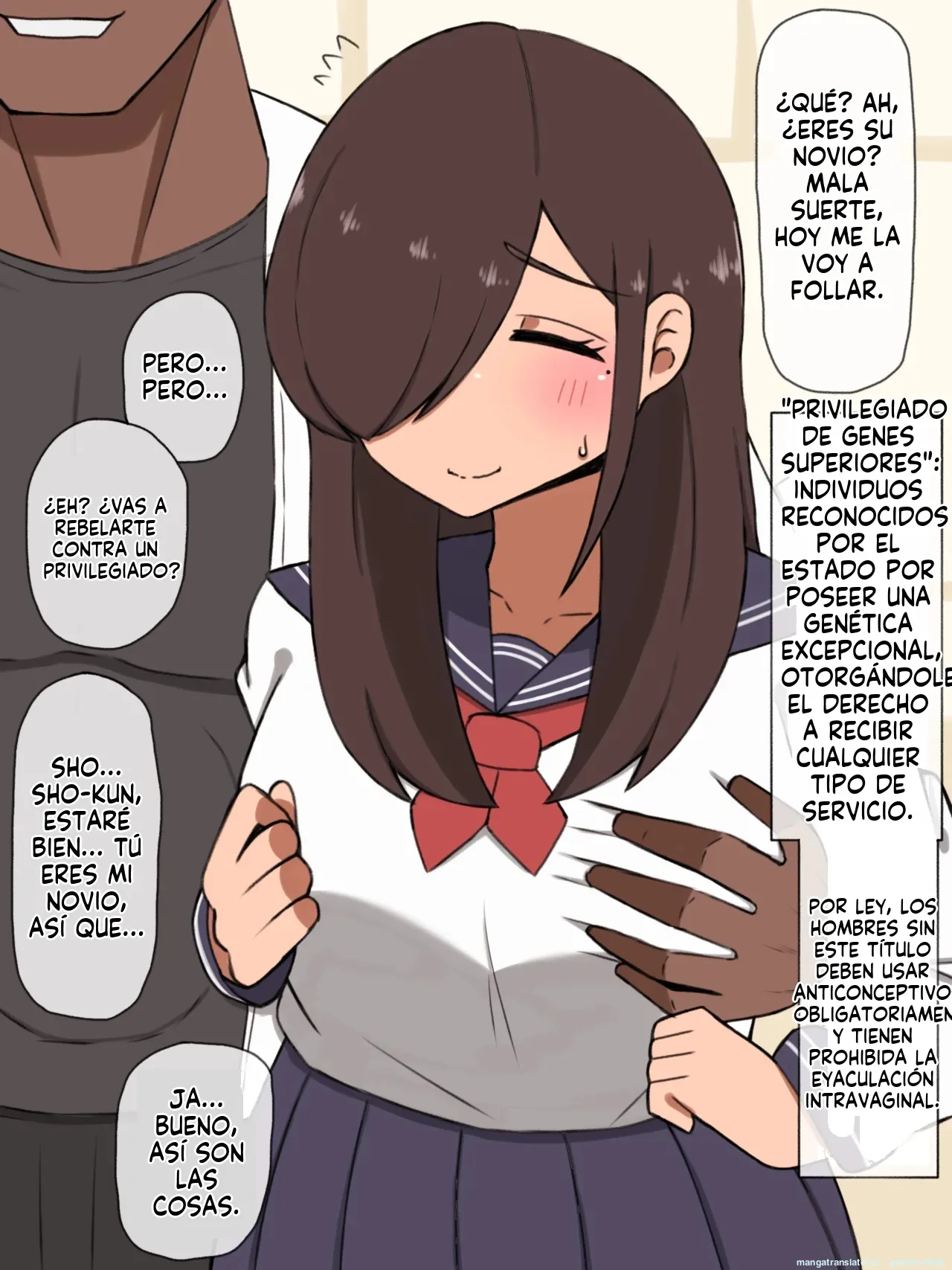Osananajimi no boku no kanojo wa tokken-sha no aitsu ni netora reru - やせい生はむ  MTL page 1 full
