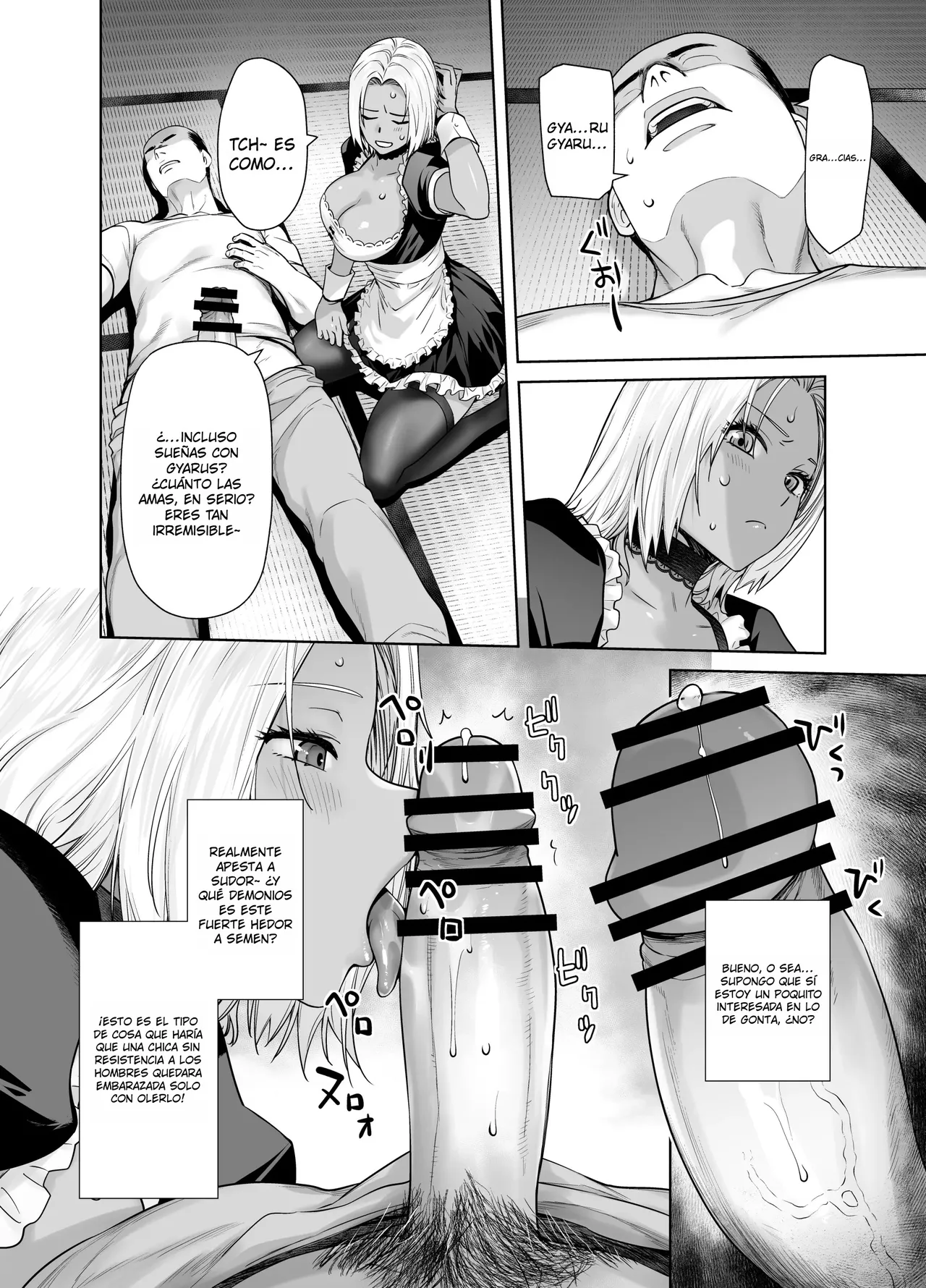 Tannin no Meido ni Nacchatta KURO GAL｜La GYARU MORENA que se Convirtió en la Maid del Profesor page 12 full