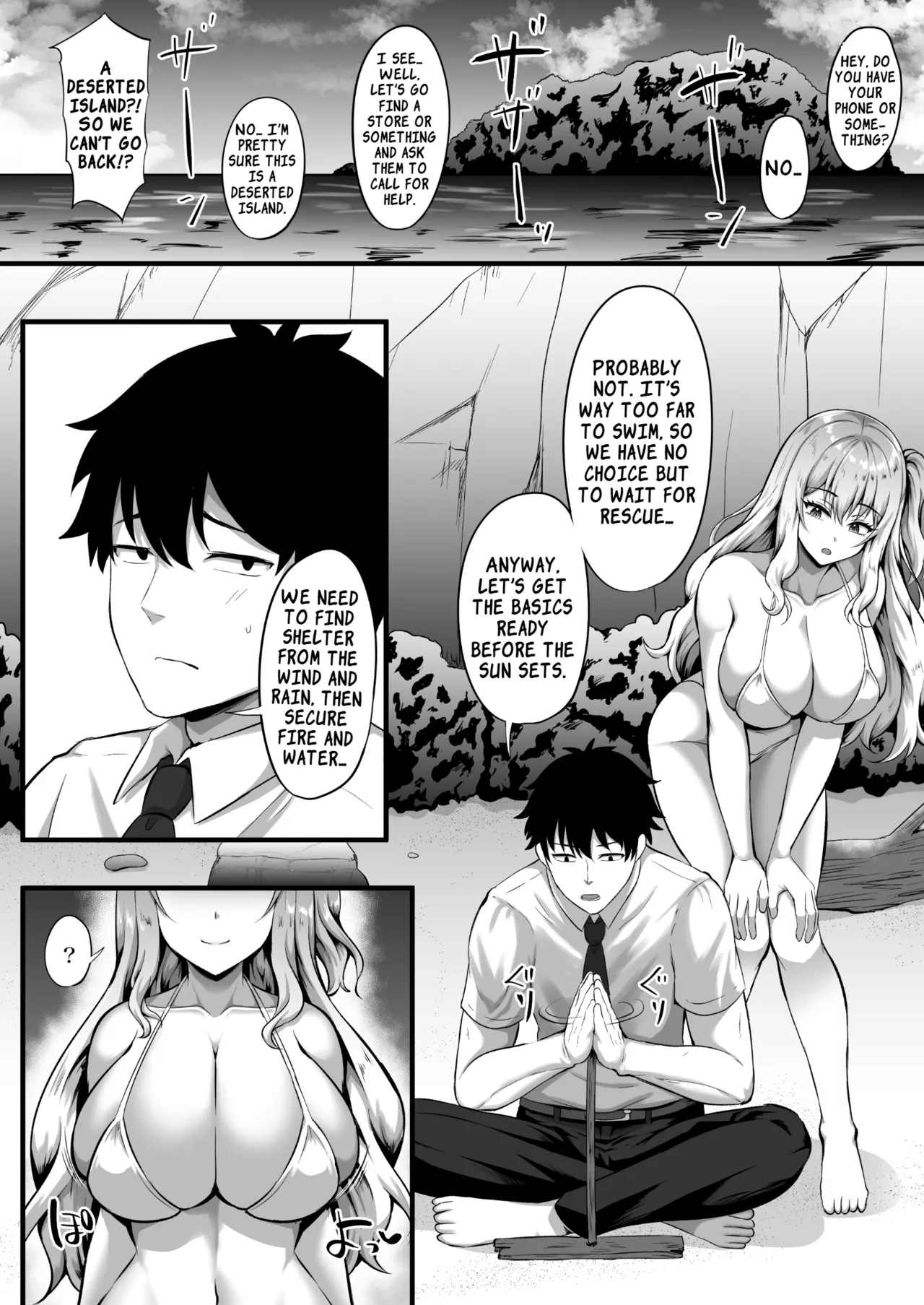 Gal to Ore no Sounan Nikki ~Futarikiri no Mujintou de Icha Love Seikatsu~ | The Gal and My Stranded Diary ~Our Lovey-Dovey Life Alone on a Desert Island~ page 5 full