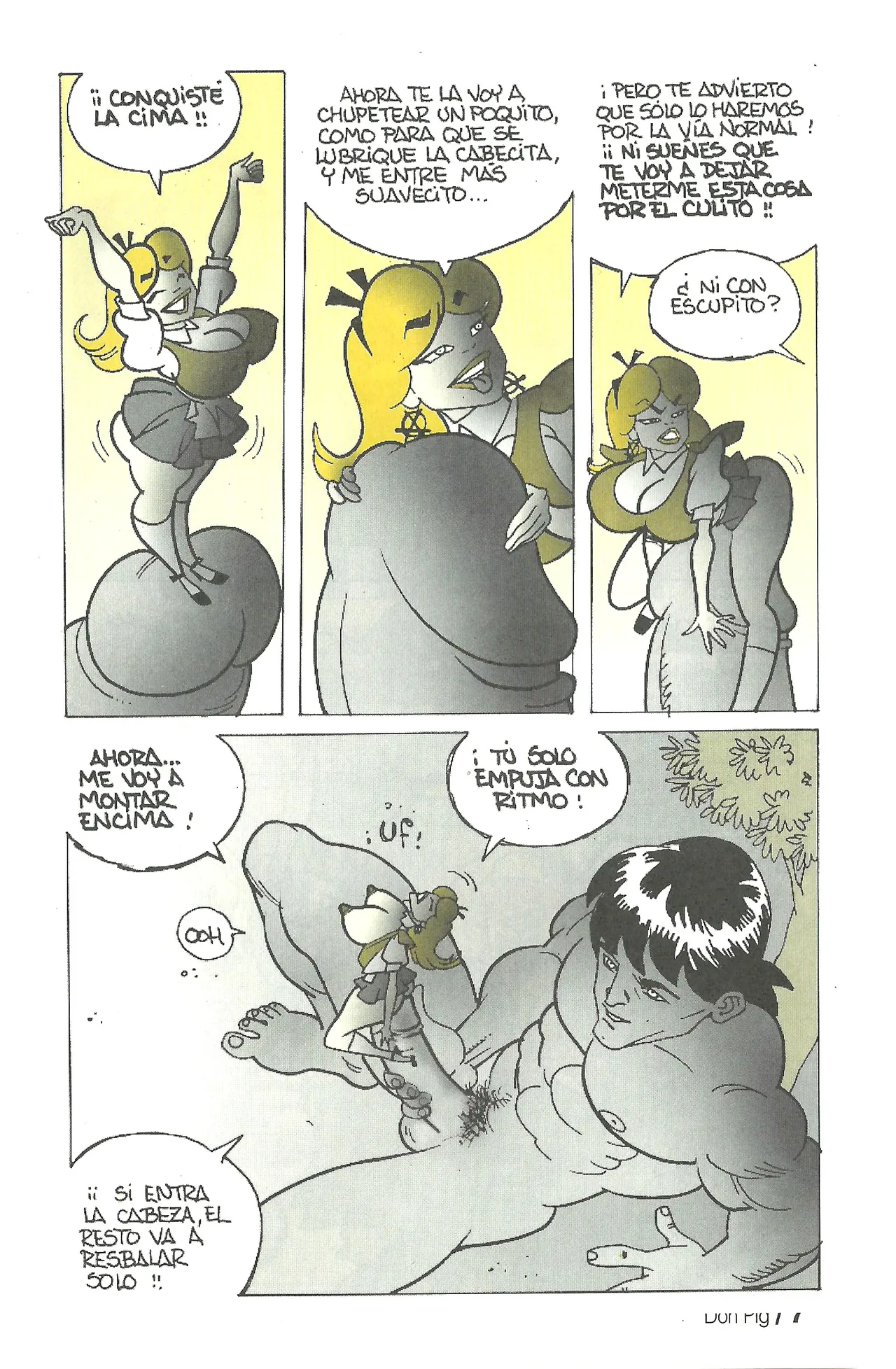 DON PIG COMIX  - 19 suplemento de la Revista 100% page 7 full
