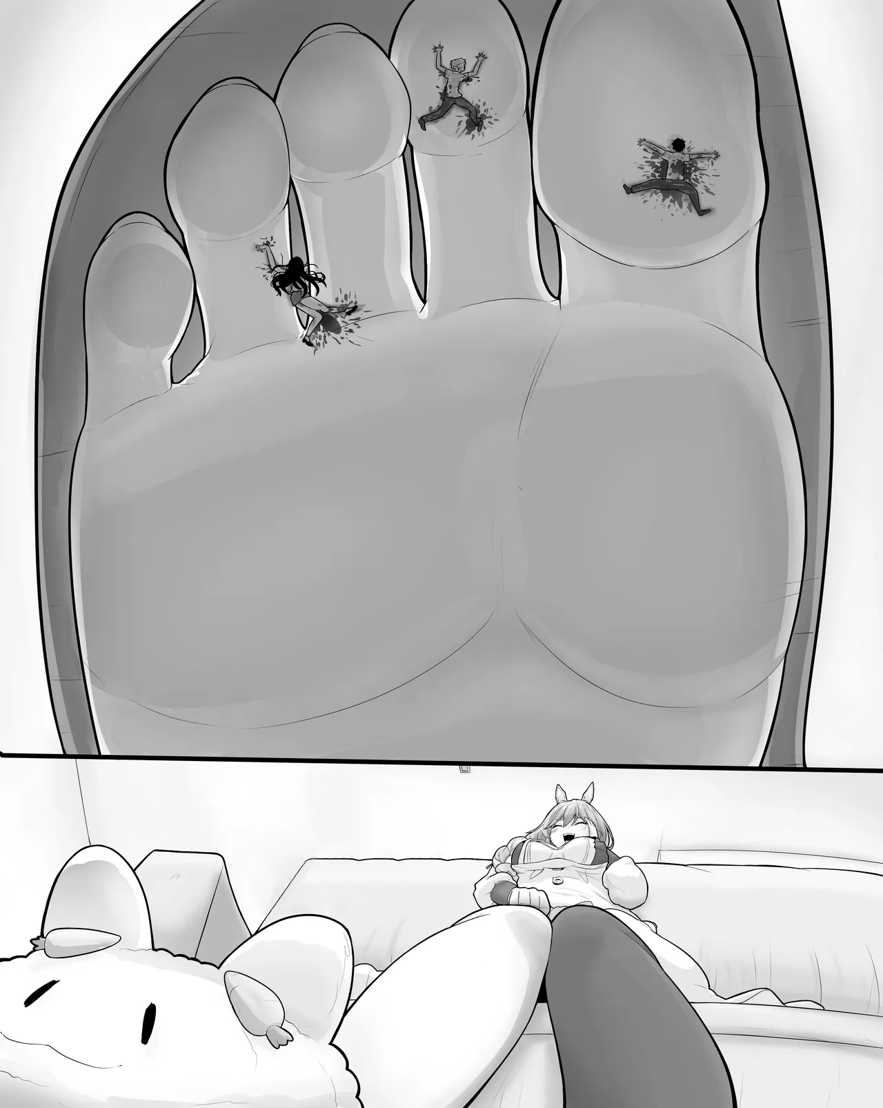 Mommy can also be an evil giantess | Мамочка тоже может быть злой великаншей page 11 full