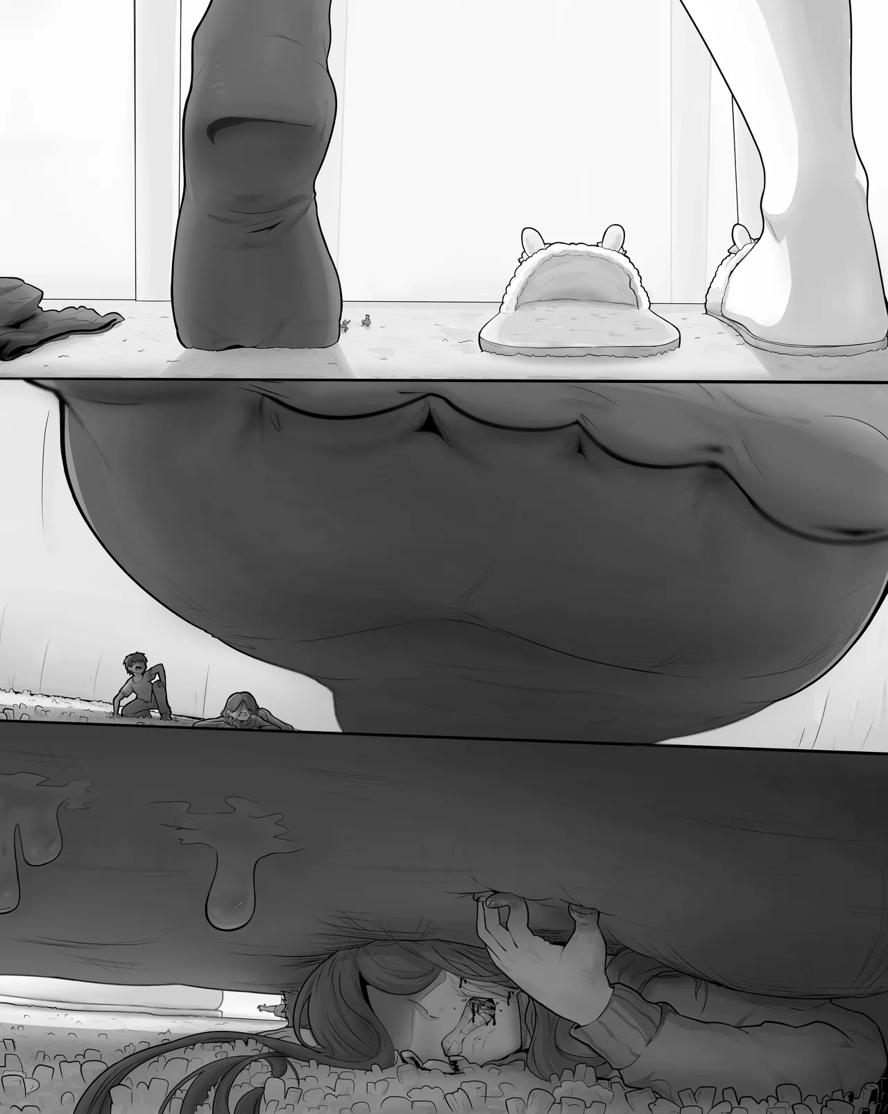 Mommy can also be an evil giantess | Мамочка тоже может быть злой великаншей page 12 full