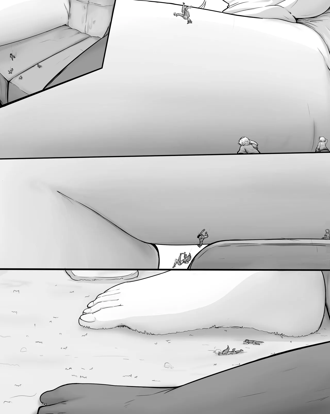 Mommy can also be an evil giantess | Мамочка тоже может быть злой великаншей page 8 full