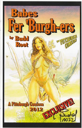 [Budd Root] Babes Fer Burgh-ers - The Pittsburgh Comicon 2012 cover
