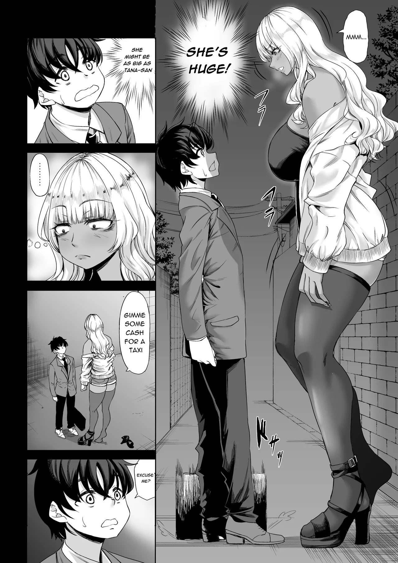 Shinchou 211 cm no Jirai-kei Joshi ni Nerawarete mou Nigerarenai 3 page 4 full