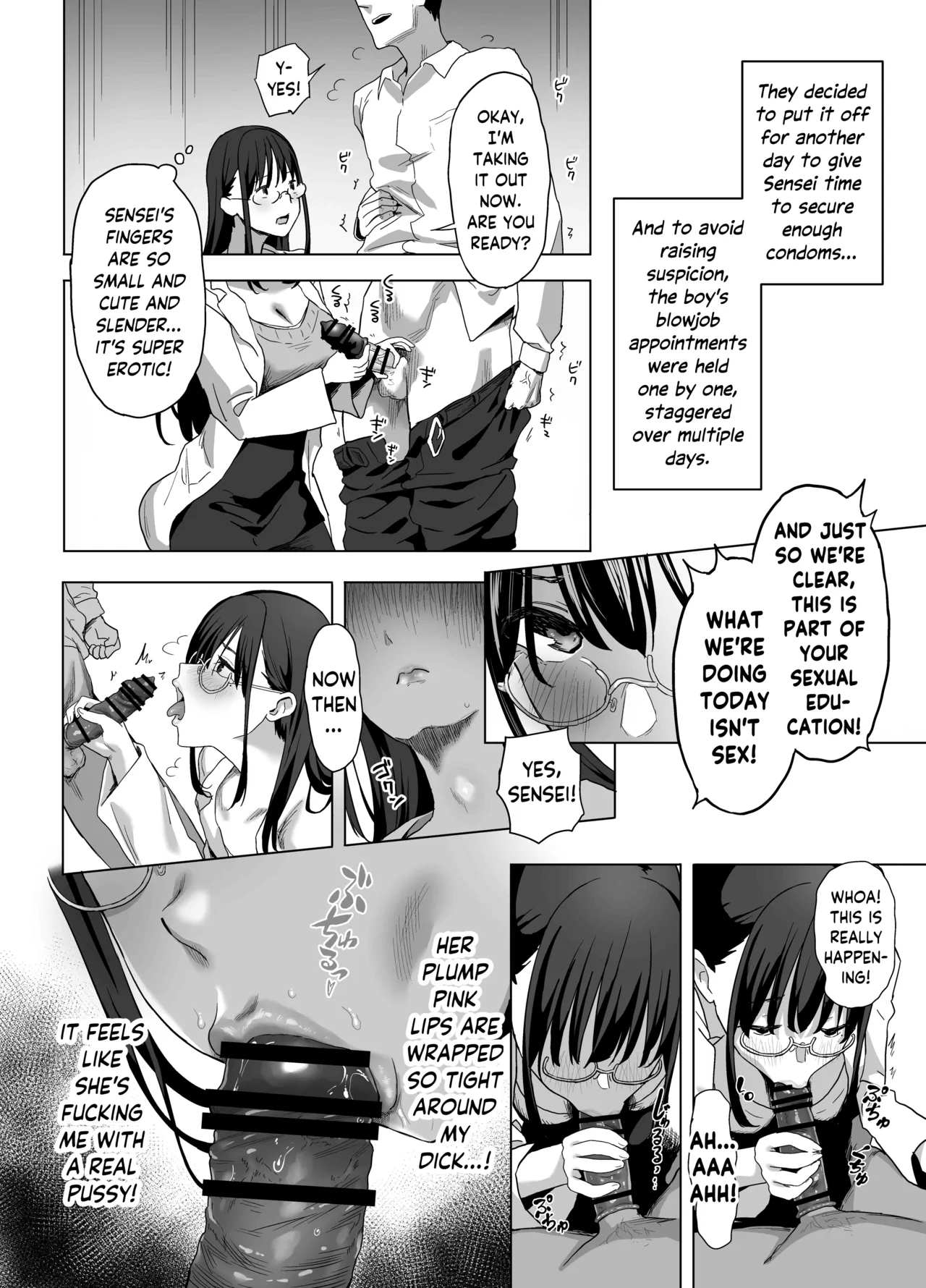 Gomu Fella Dake Nara Shite Kureru Hokenshitsu no Sensei | The School Nurse Will Suck You Off! But Only With a Condom page 9 full