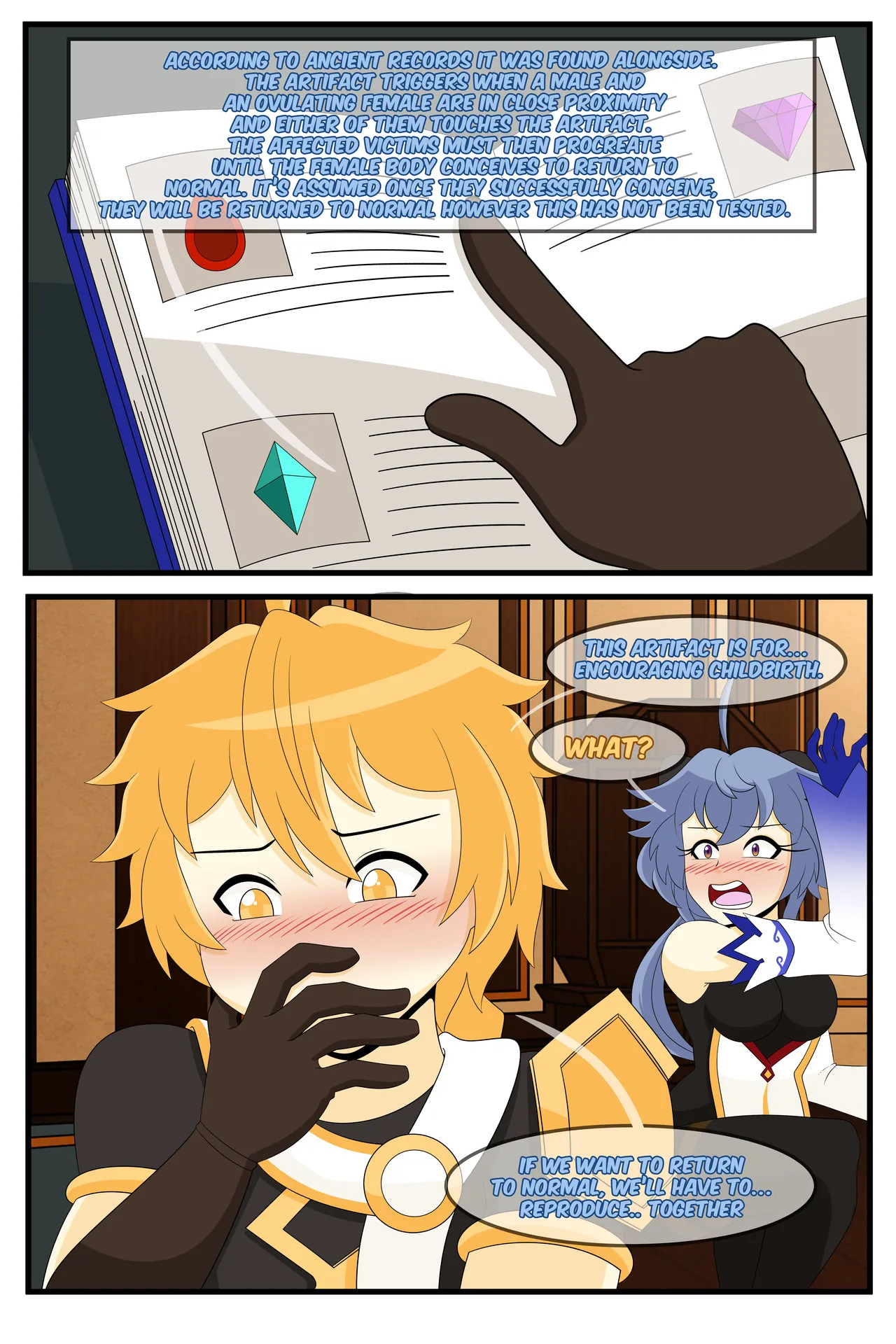 Trading visions with Ganyu! page 12 full