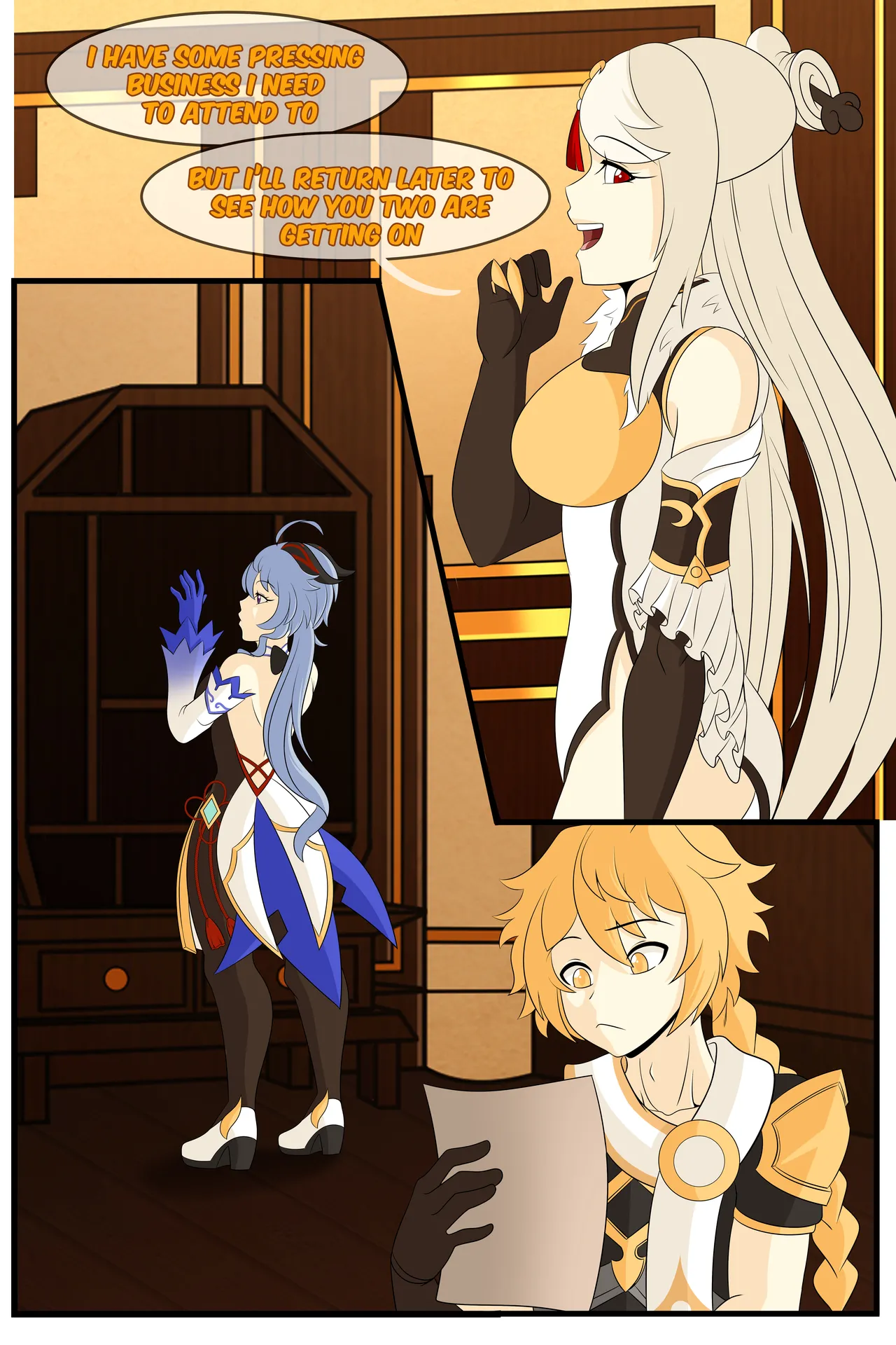 Trading visions with Ganyu! page 7 full