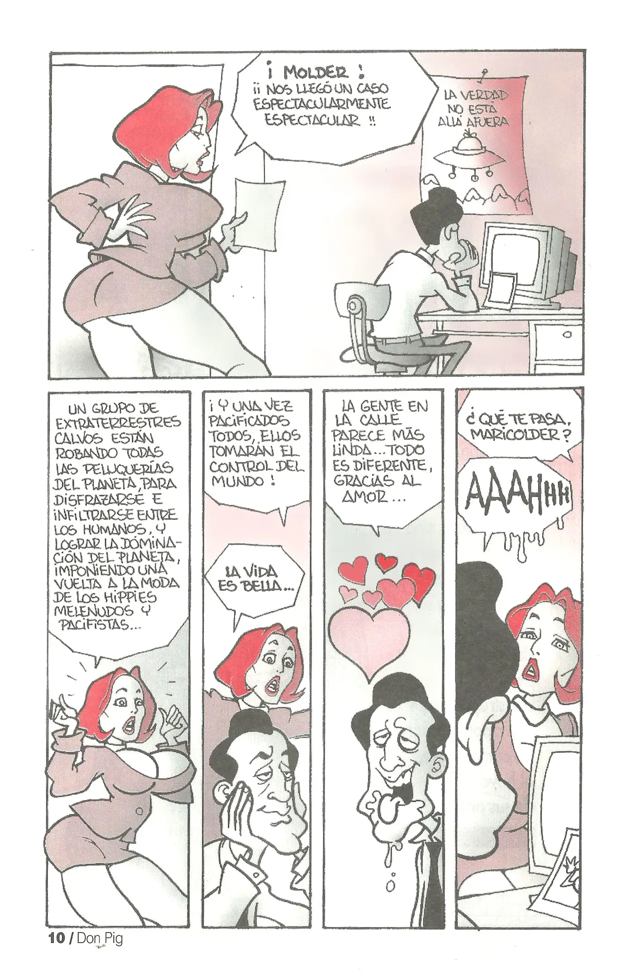 DON PIG COMIX  - 29 suplemento de la Revista 100% page 10 full