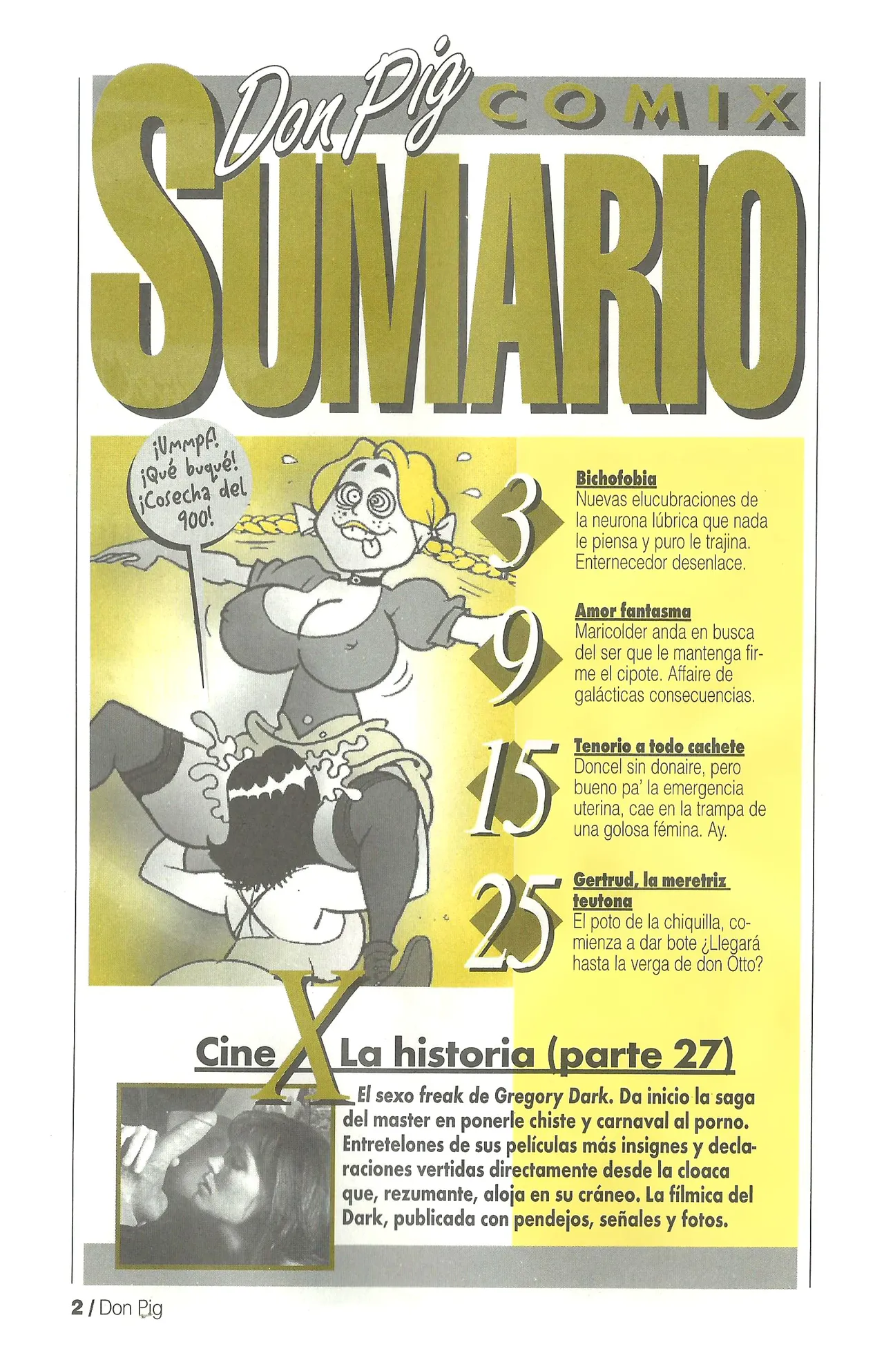 DON PIG COMIX  - 29 suplemento de la Revista 100% page 2 full
