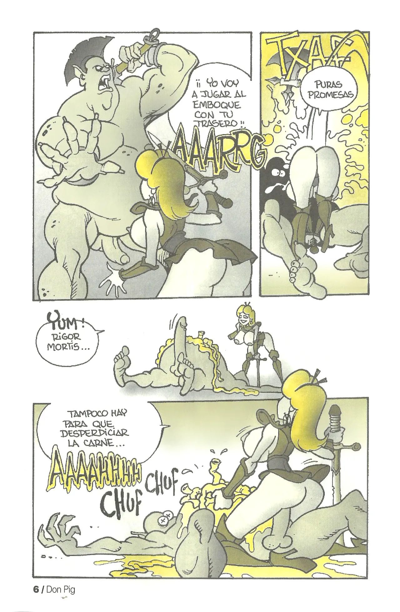 DON PIG COMIX  - 29 suplemento de la Revista 100% page 6 full