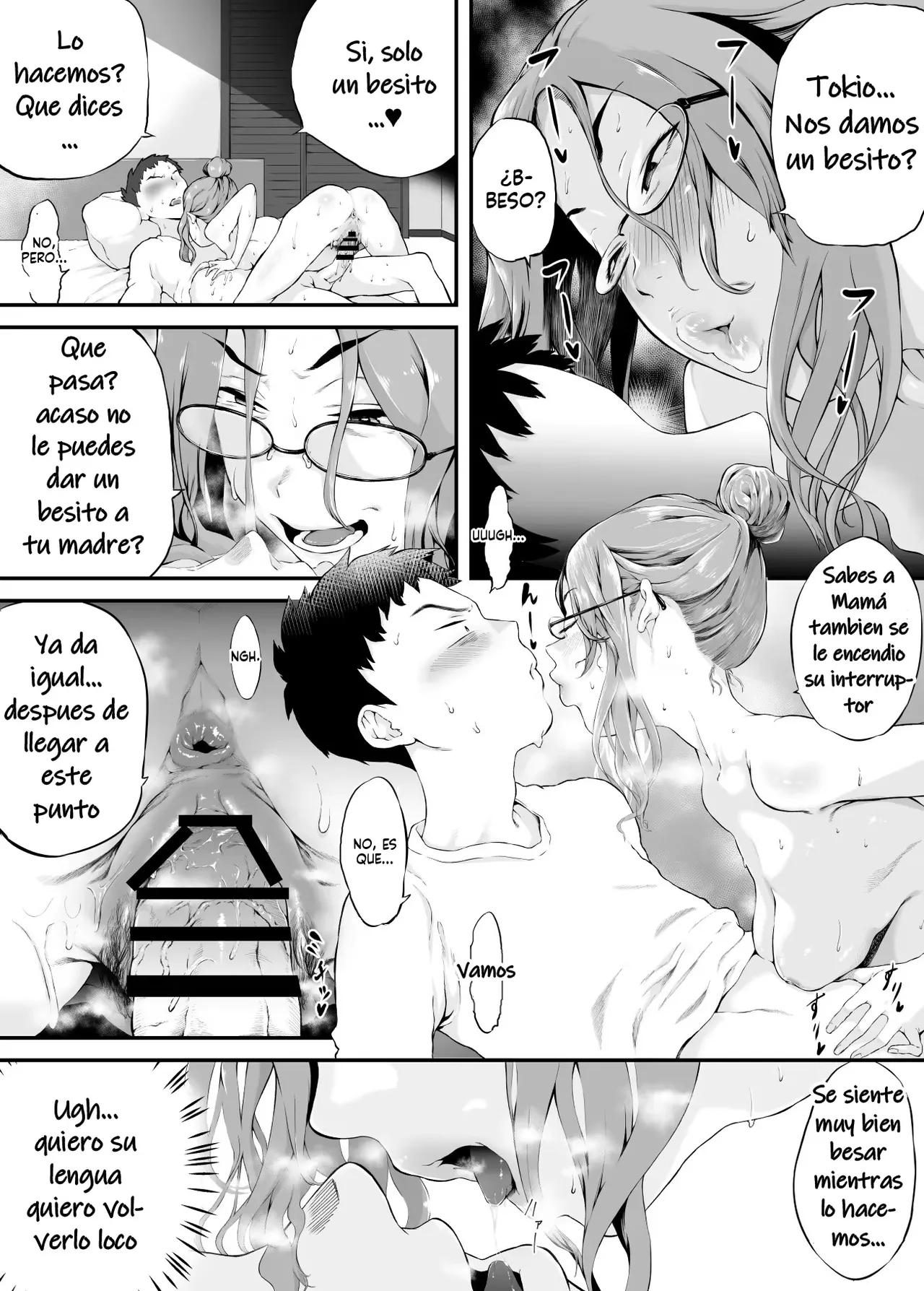Kuchiurusai Kaasan to｜¡No lo Puedo Creer! Tuve Sexo con mi Madre Gruñona page 12 full