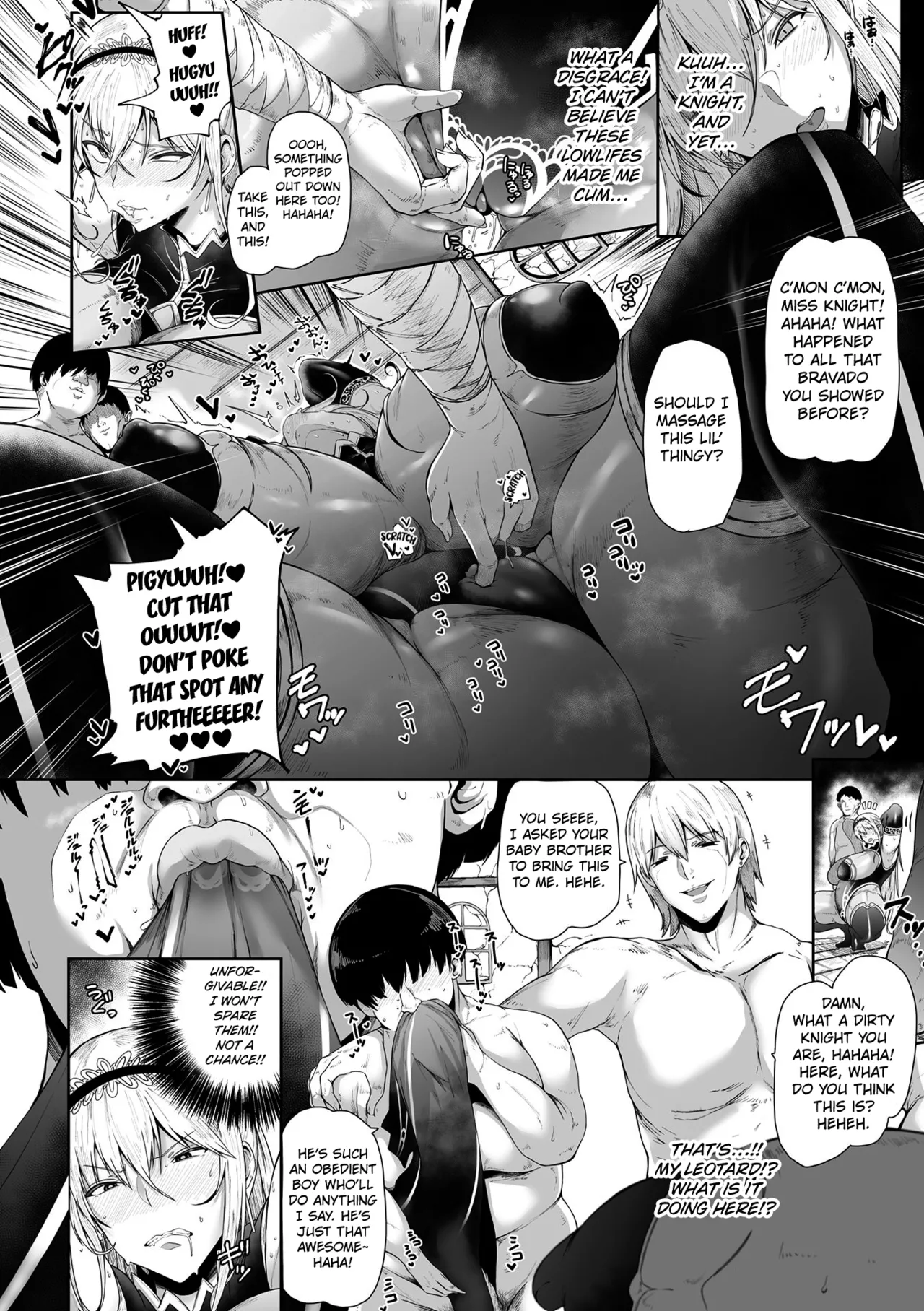 The Elder Sister Knight is a Substitute Meat Toilet  Kukkoro Heroines Vol. 34 page 6 full