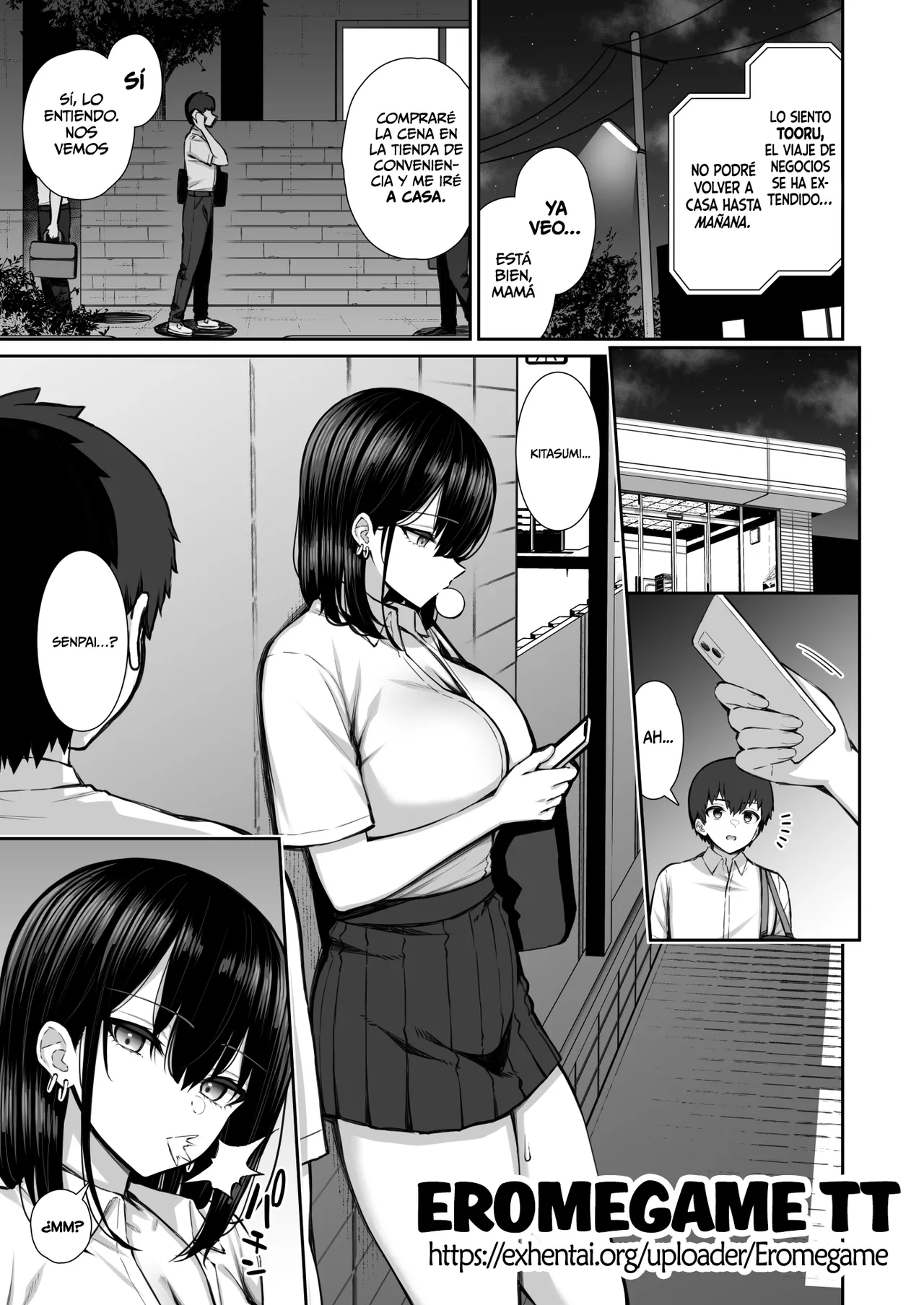 Iede Gal na Senpai wa Kantan ni Yarasete Kureru 1-5｜Mi Gyaru Senpai Fugitiva me Deja Follarla con Demasiada Facilidad 1-5 page 4 full