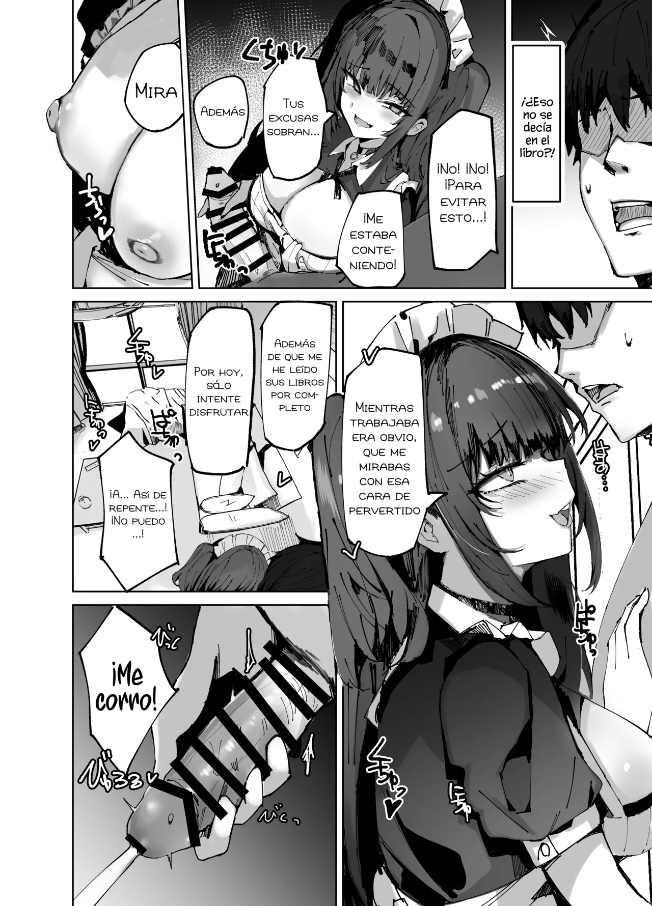 Namaiki Maid ni Kakushiteta Ecchi na Hon ga Mitsukatte Baka ni Sarenagara Ecchi Suru Hanashi.｜La Historia De Cómo Me Acosté Con La Maid Insolente Después De Que Encontró Mis Libros Eróticos Escondidos Y Se Burló De Mí. page 10 full